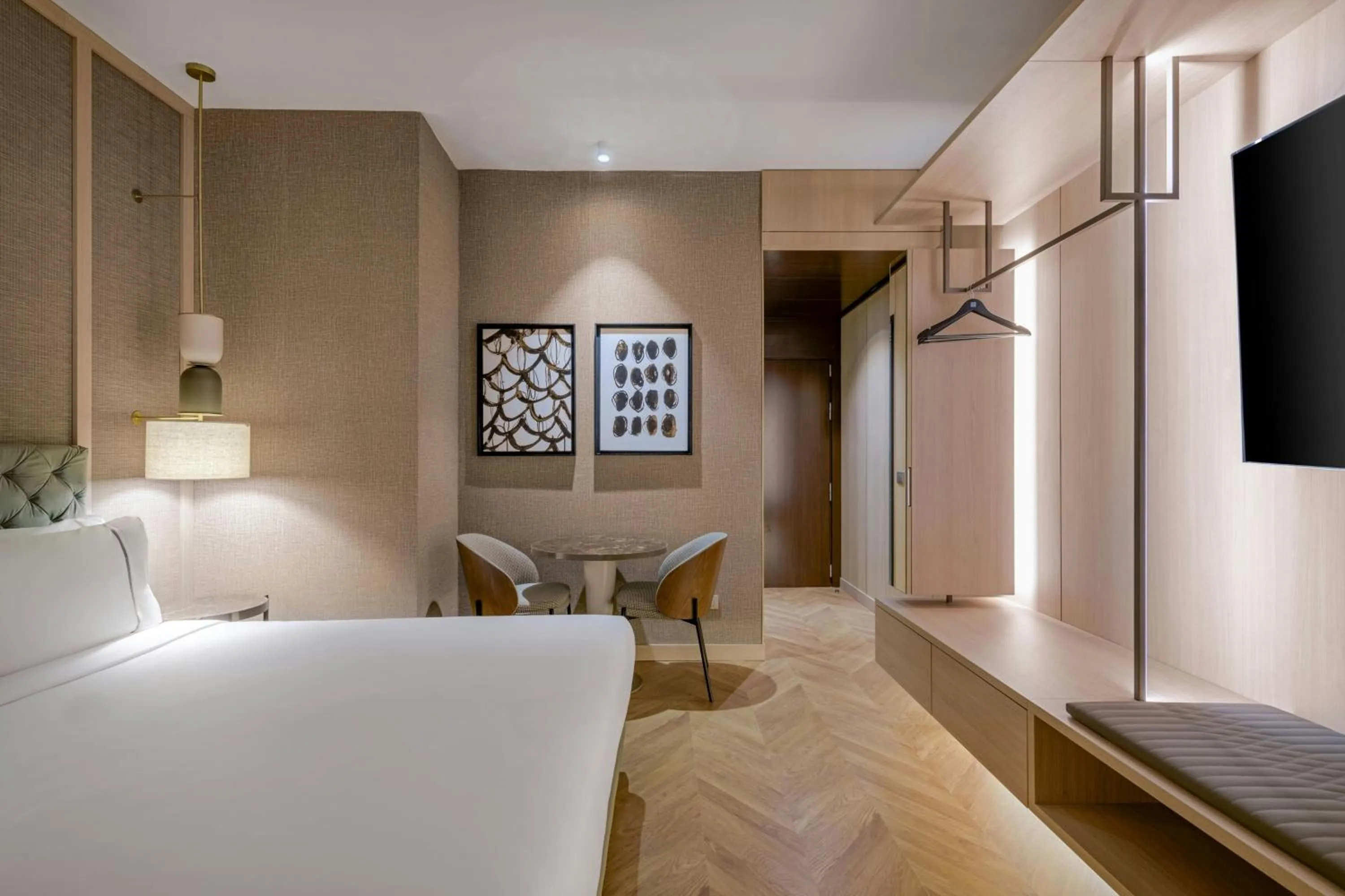 Photo of the whole room, Bed in AC Hotel Milano by Marriott
