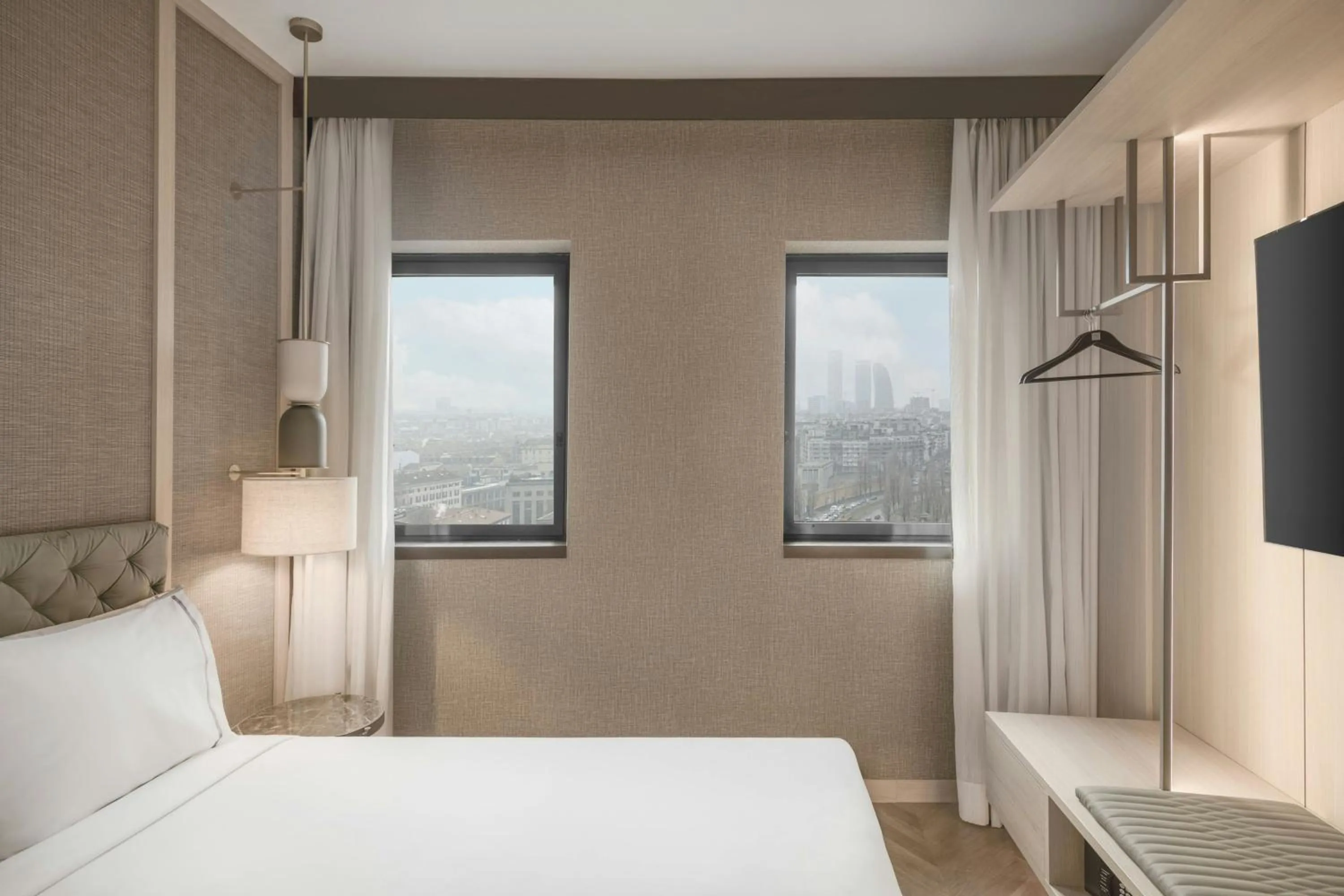 Photo of the whole room, Bed in AC Hotel Milano by Marriott