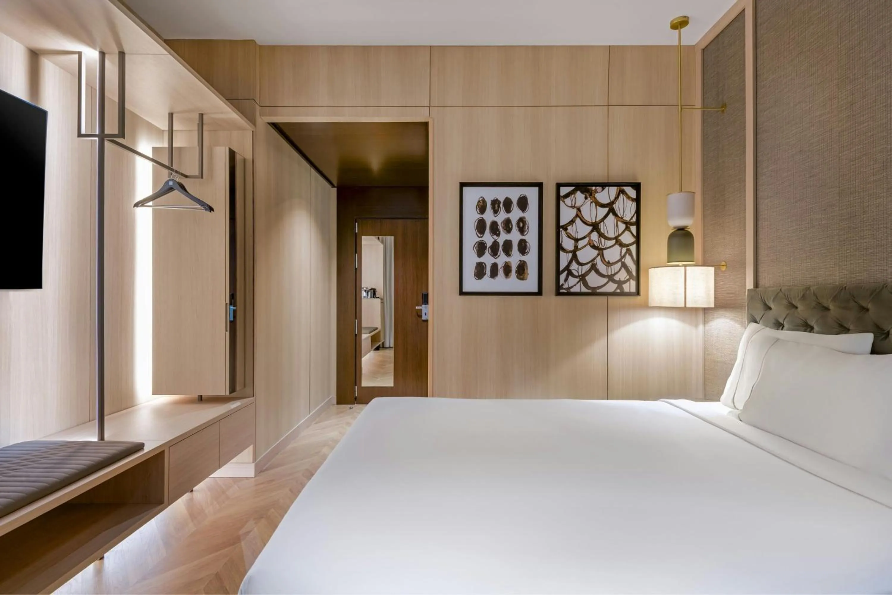 Photo of the whole room, Bed in AC Hotel Milano by Marriott