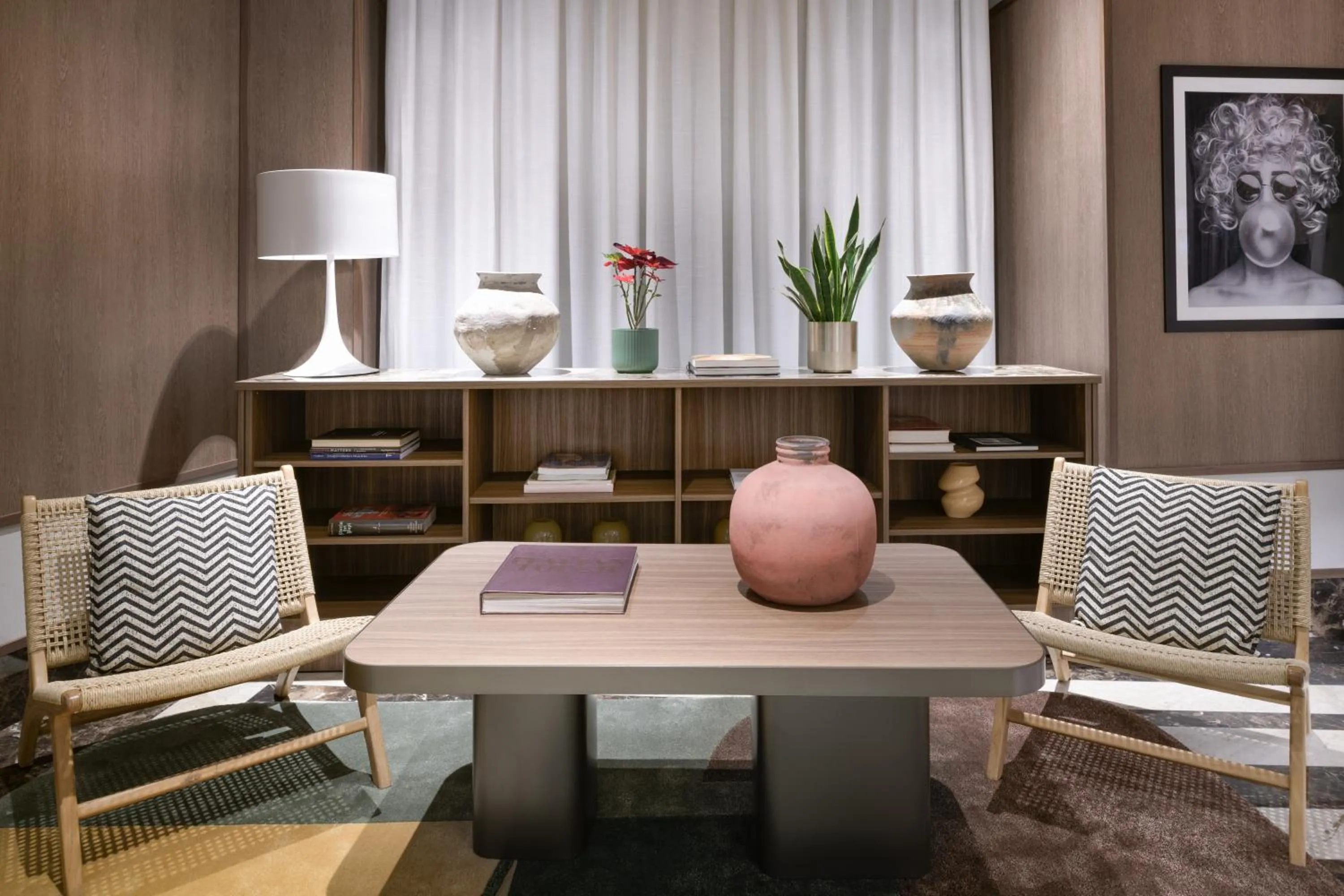 Living room in AC Hotel Milano by Marriott