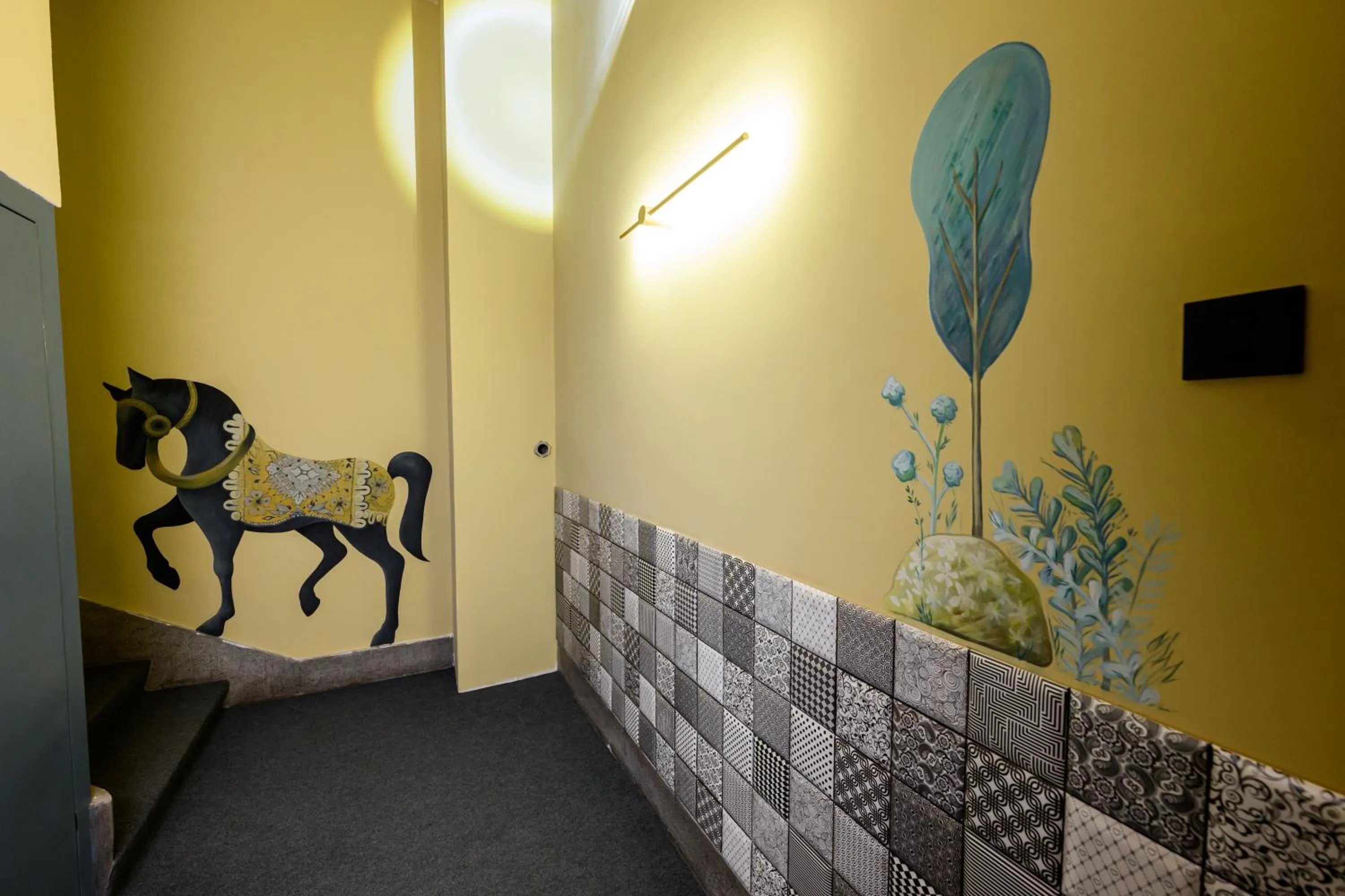 Decorative detail in ArtLoft Garni Hotel