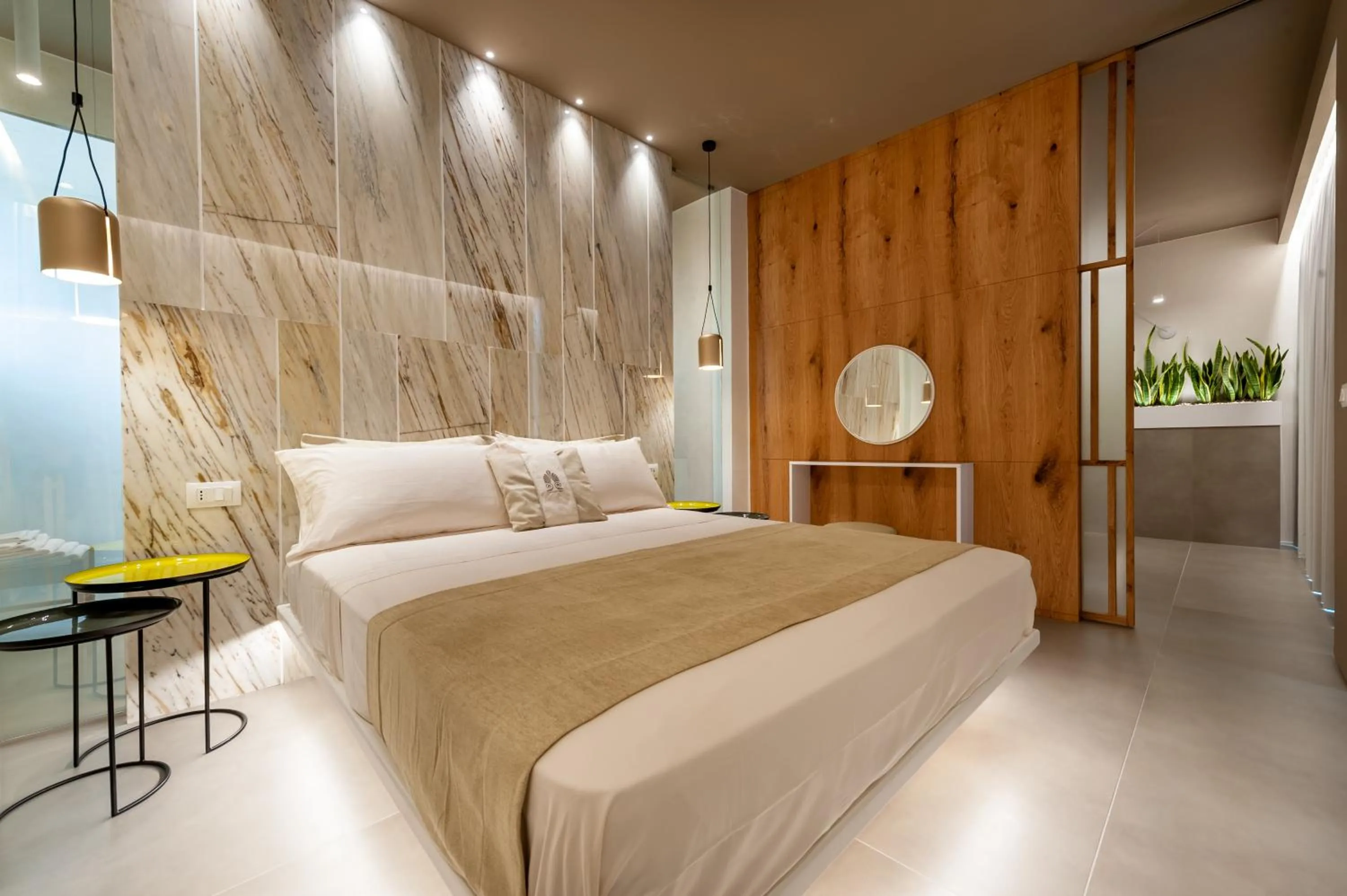 Bed in Donnarumma Hotel