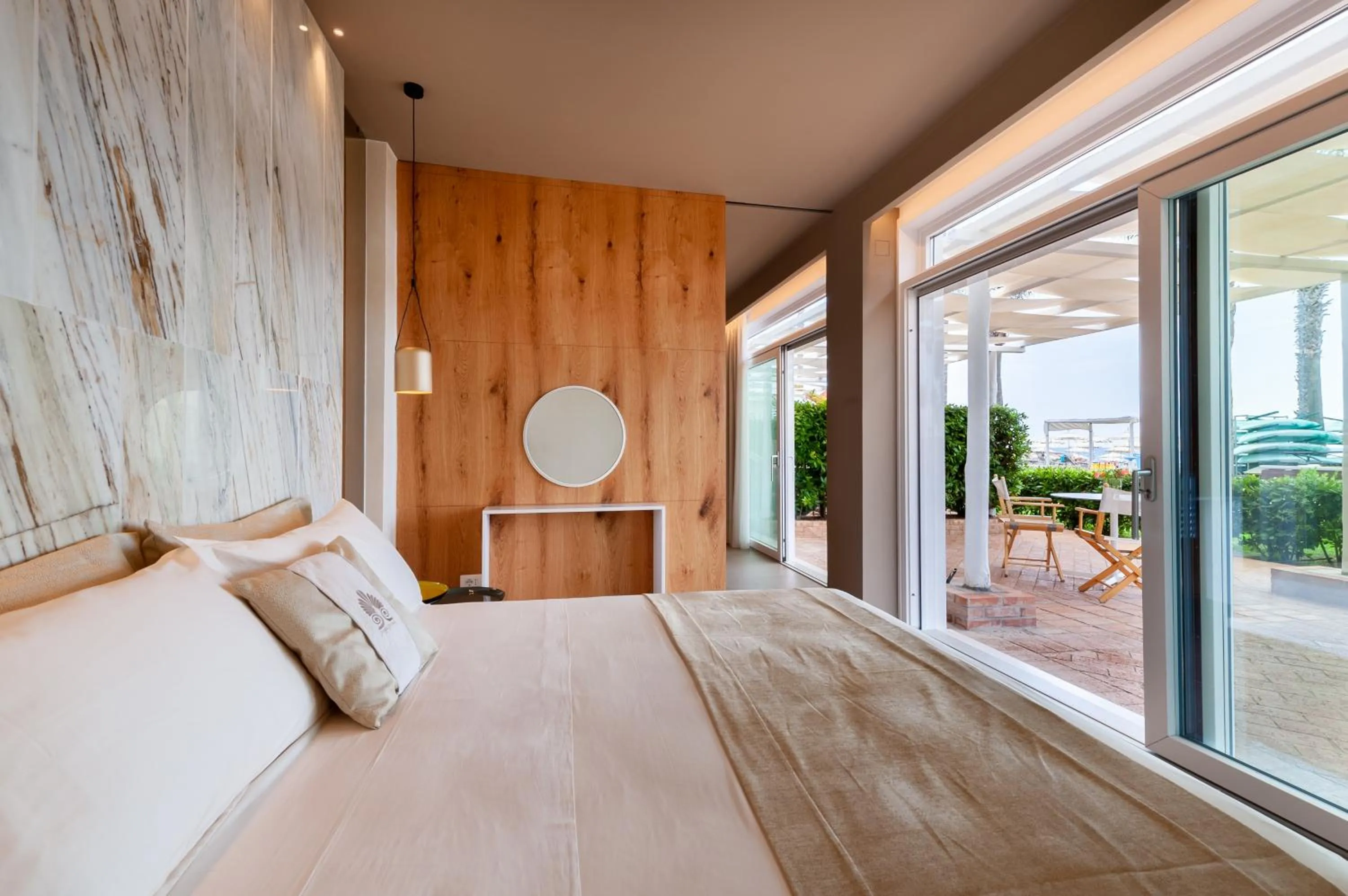 Bed in Donnarumma Hotel