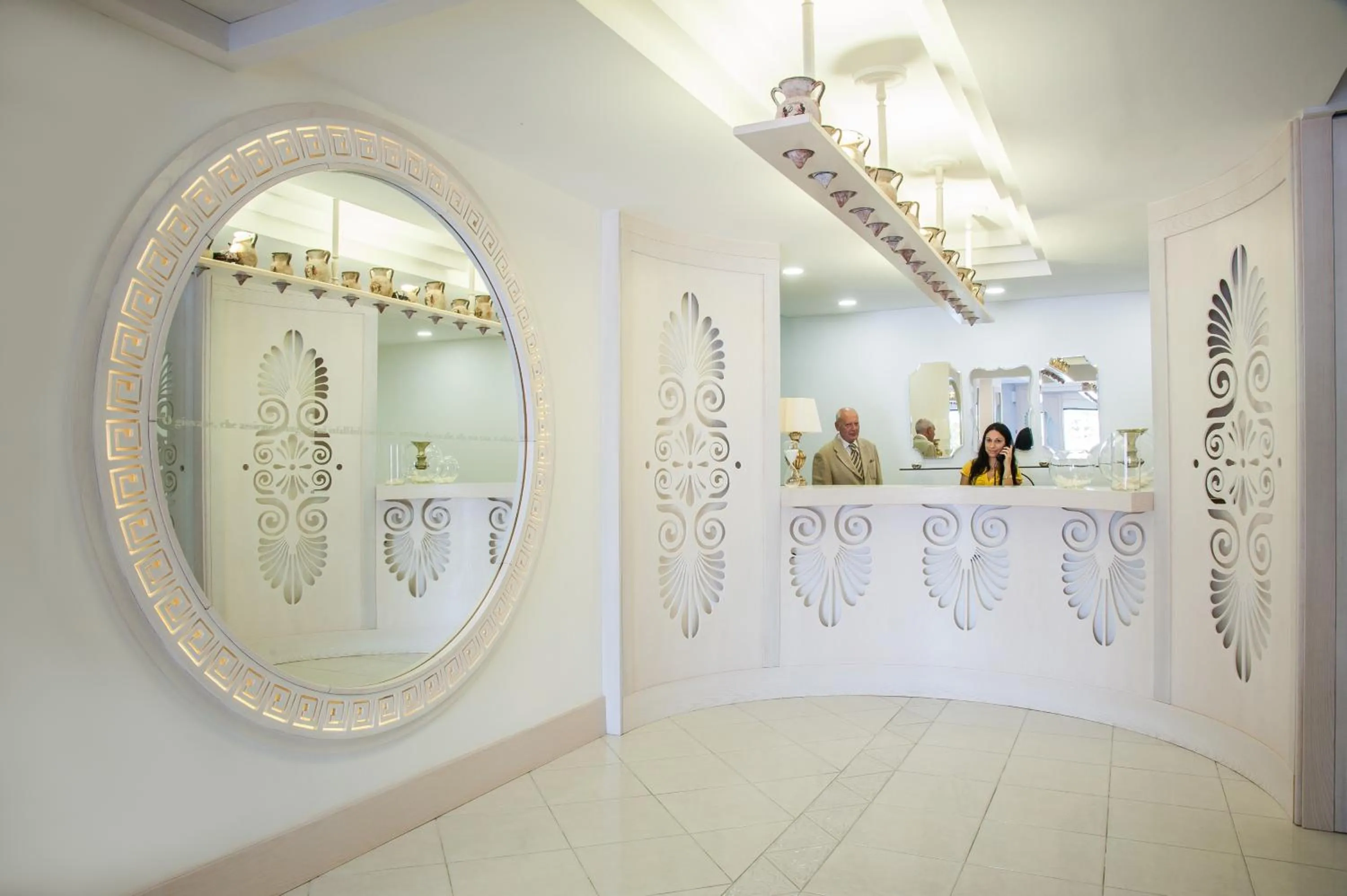 Lobby or reception in Donnarumma Hotel