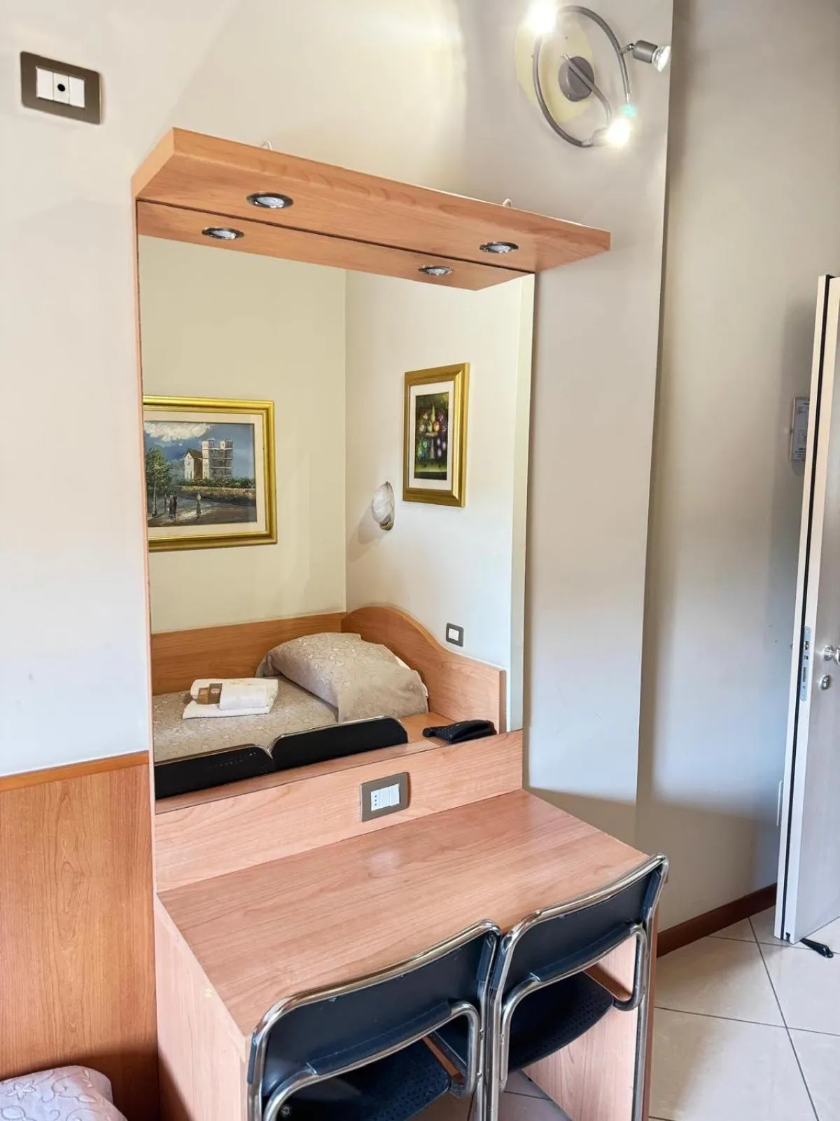 Bed in Hotel Le Querce