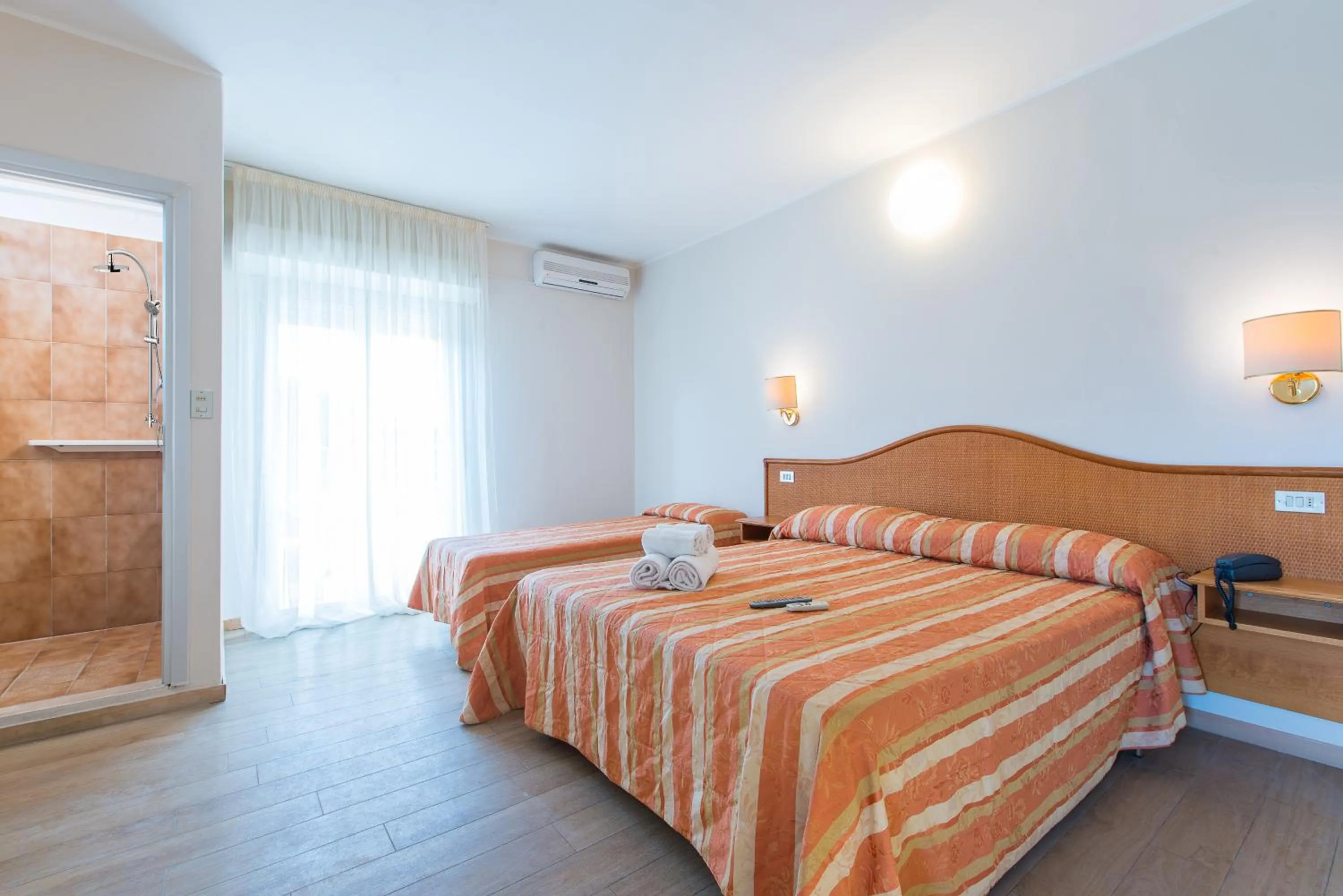 Bedroom, Bed in Hotel Falco