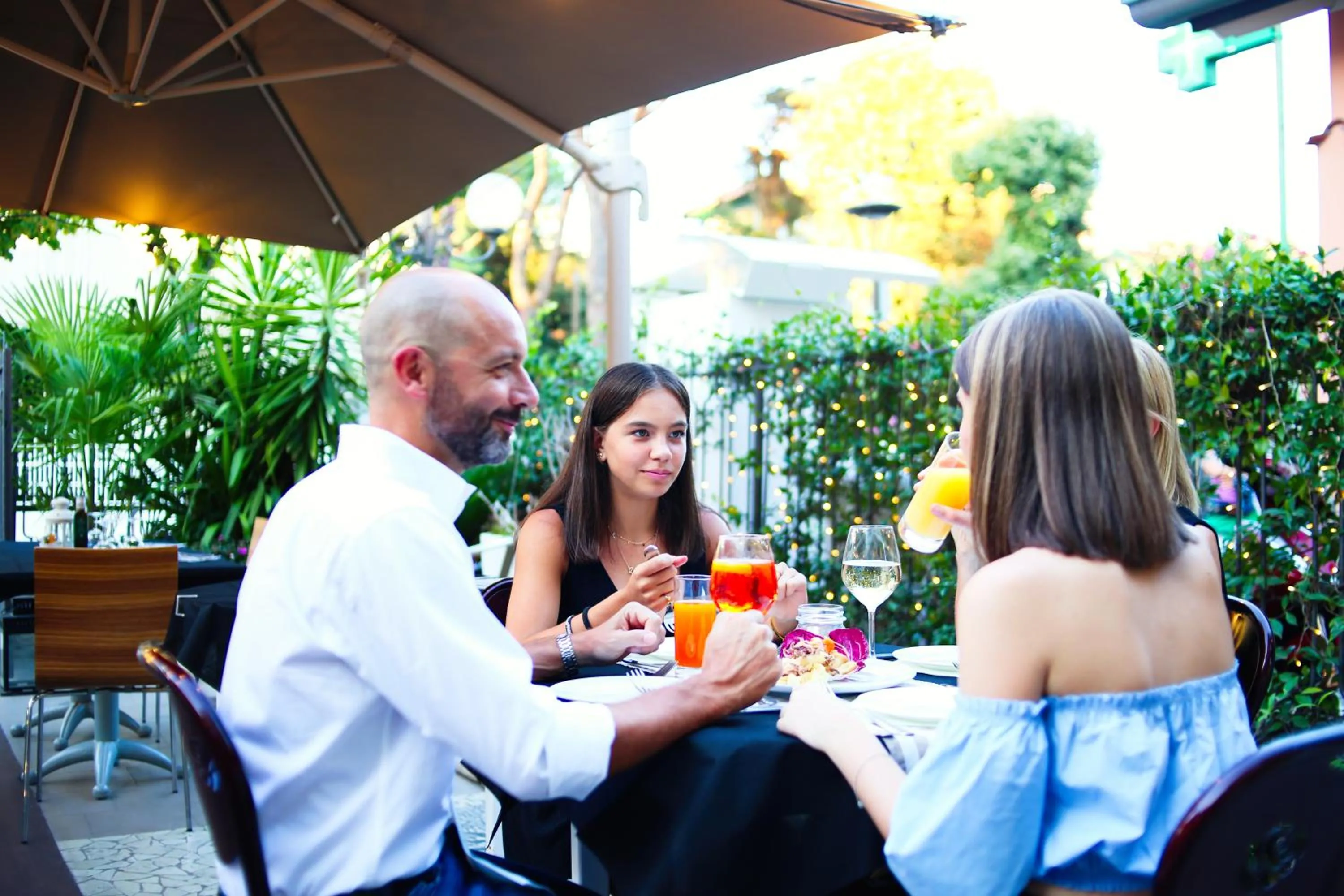 Garden in Hotel Falco