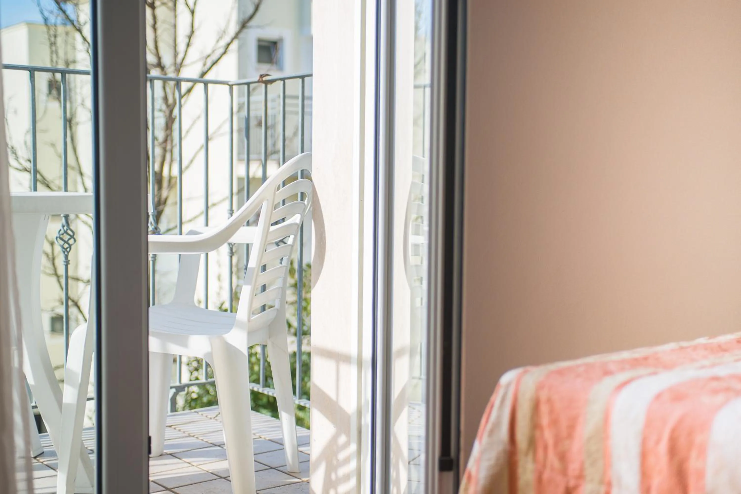 Decorative detail, Bed in Hotel Falco