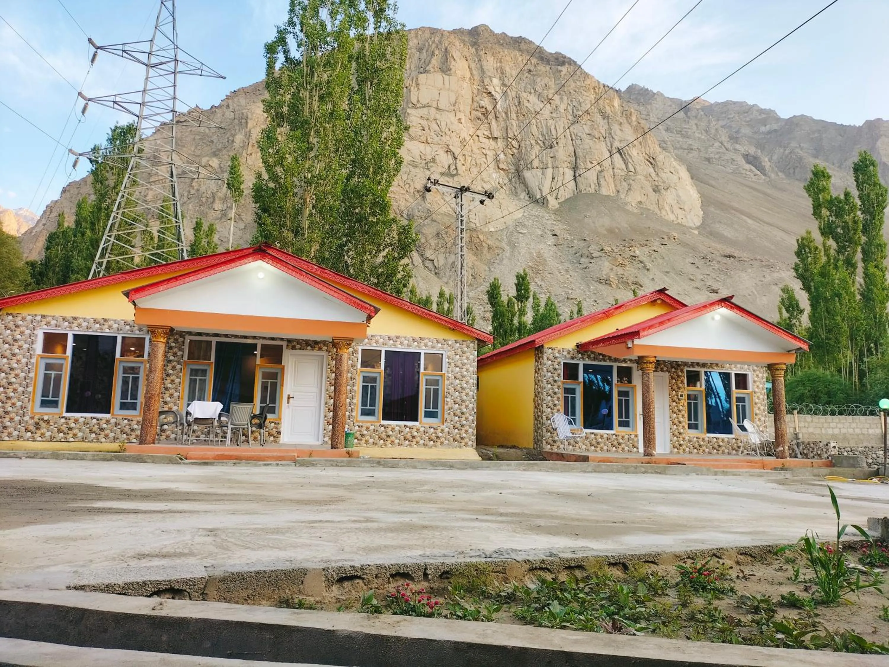 Property building in Skardu View Point Hotel