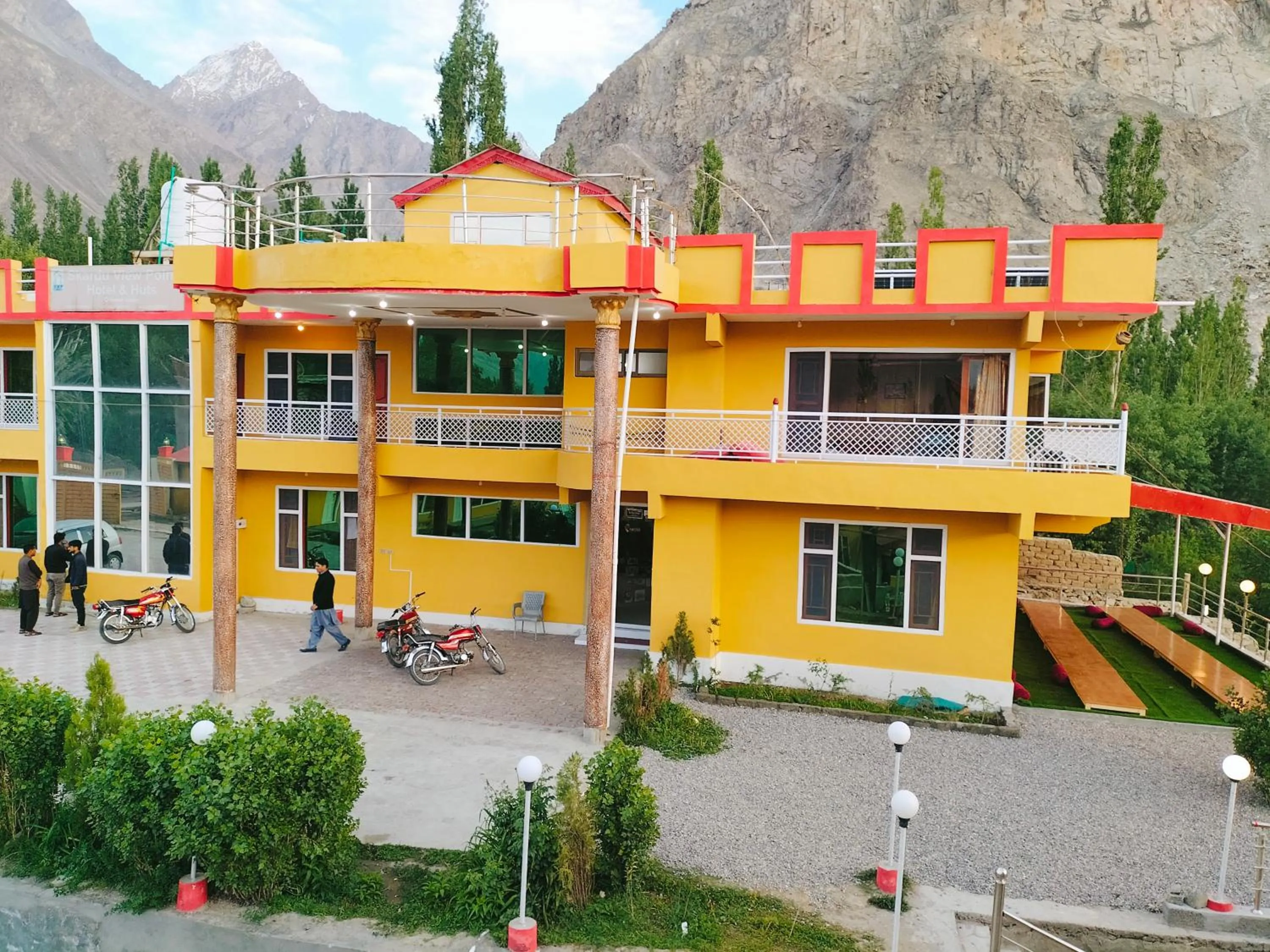 Property building in Skardu View Point Hotel