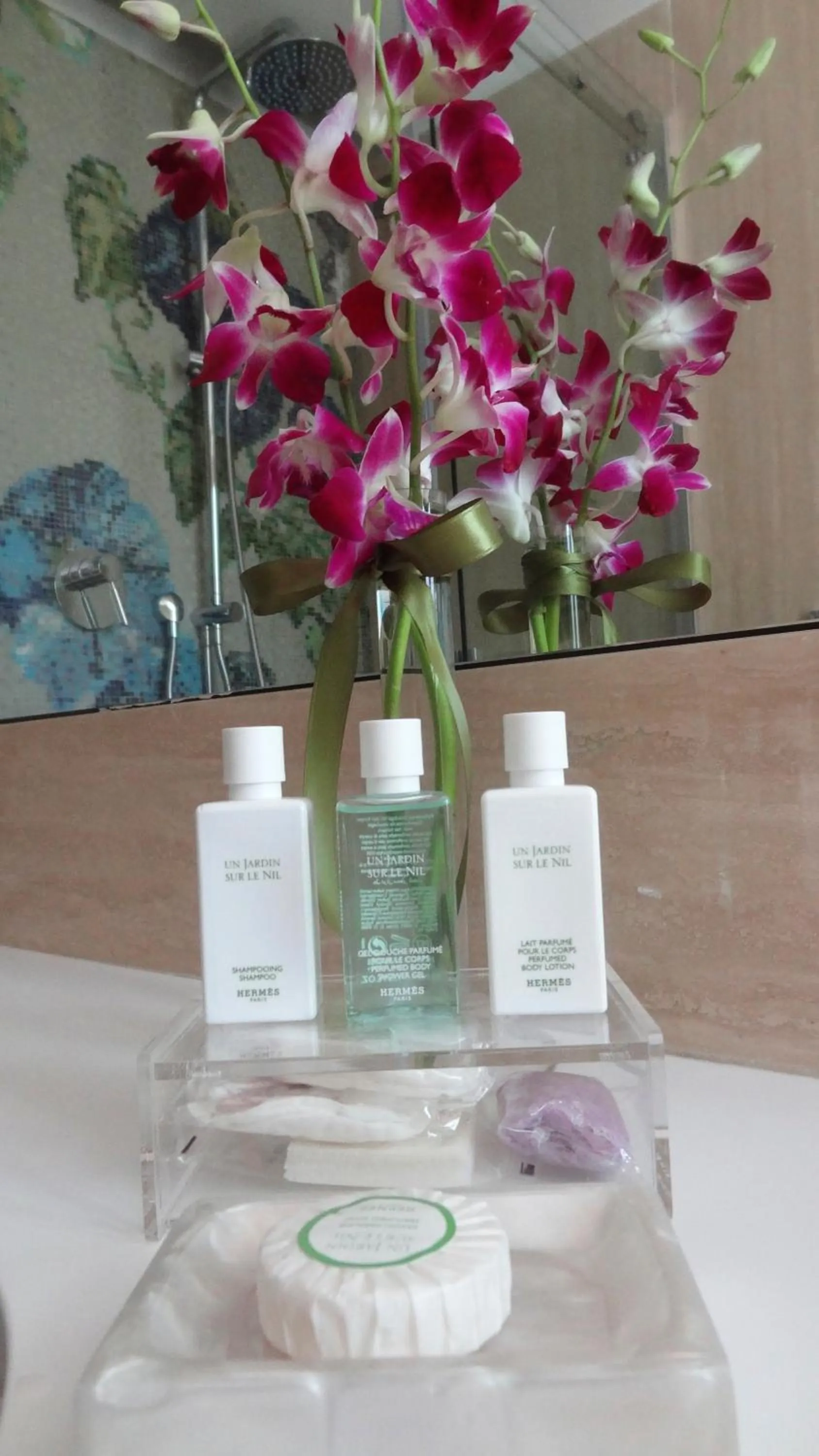 Bathroom in Augustana House and Suites