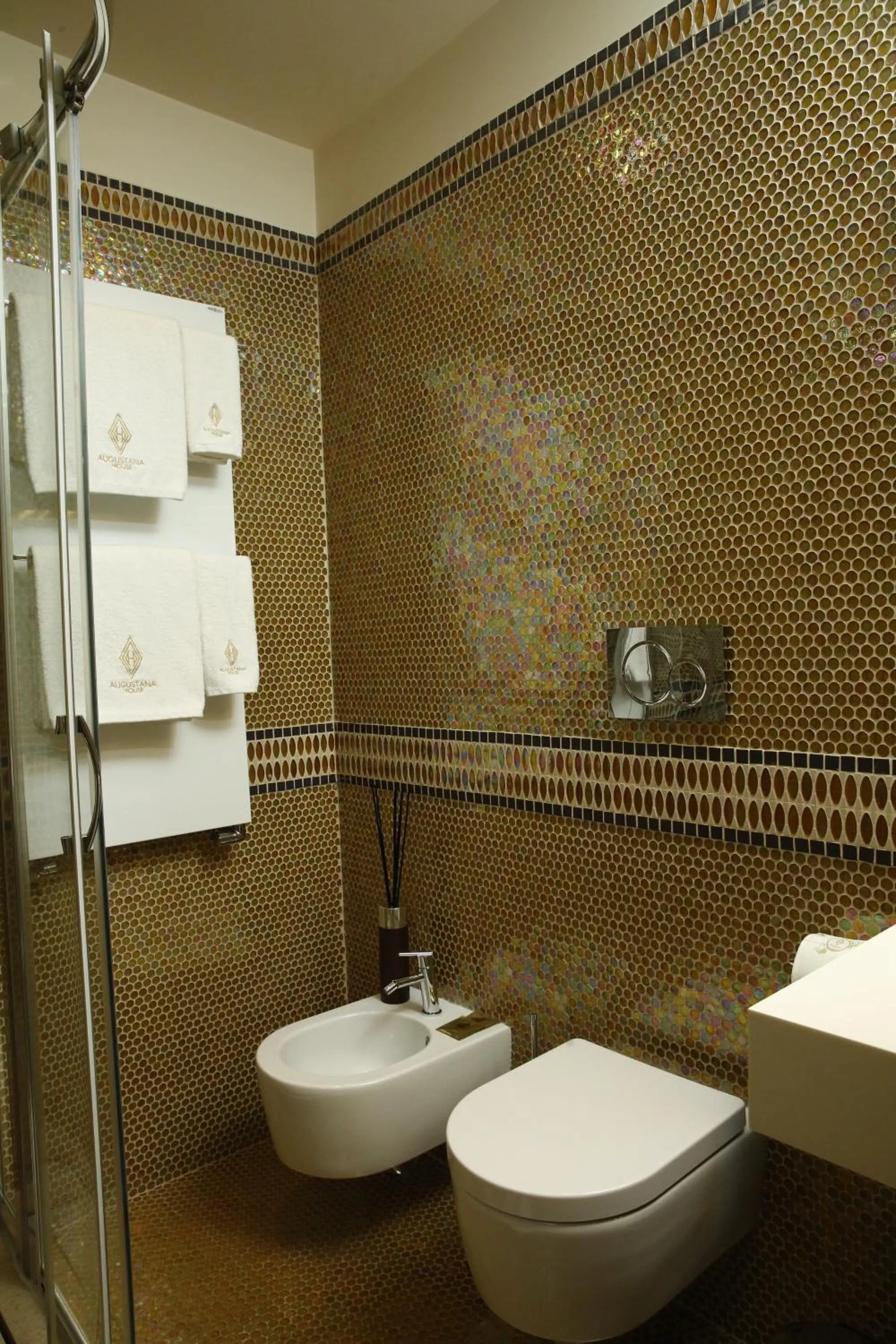 Bathroom in Augustana House and Suites