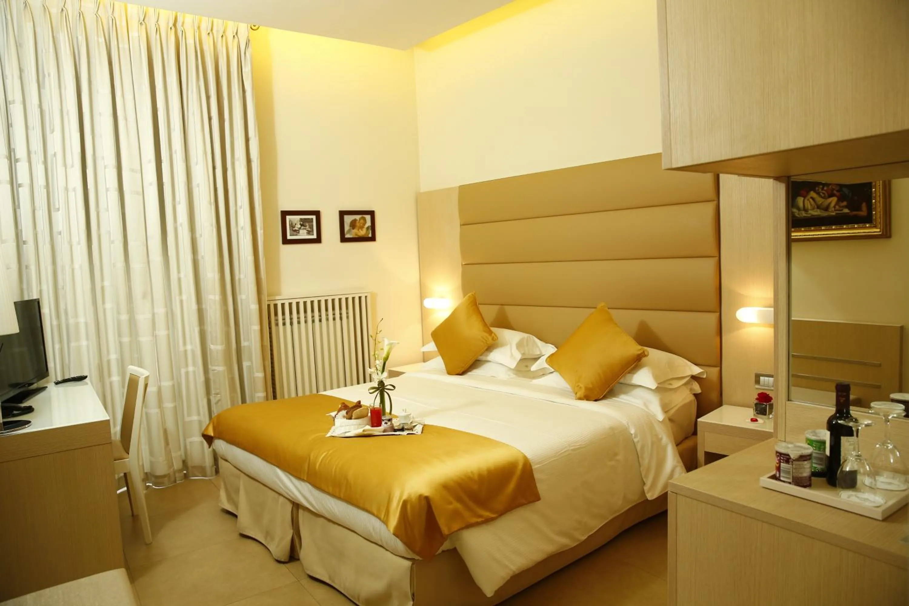 Bedroom, Bed in Augustana House and Suites