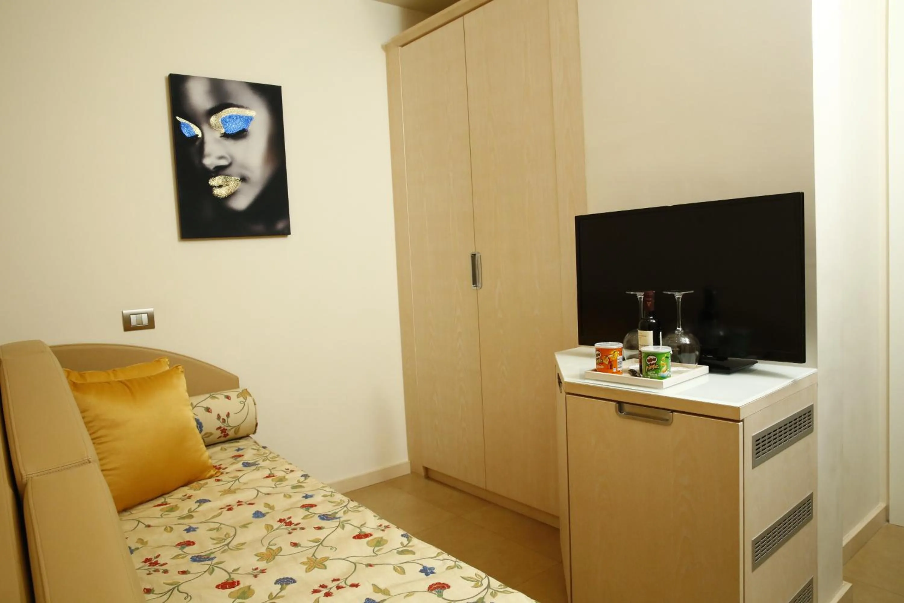 Bed in Augustana House and Suites