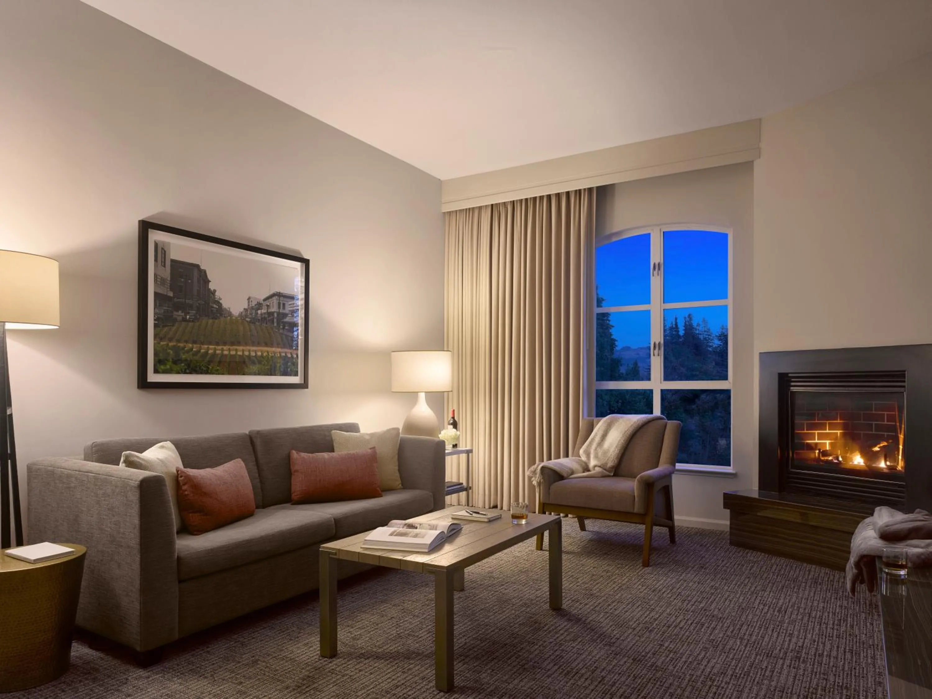 Seating area in Hyatt Regency Sonoma Wine Country