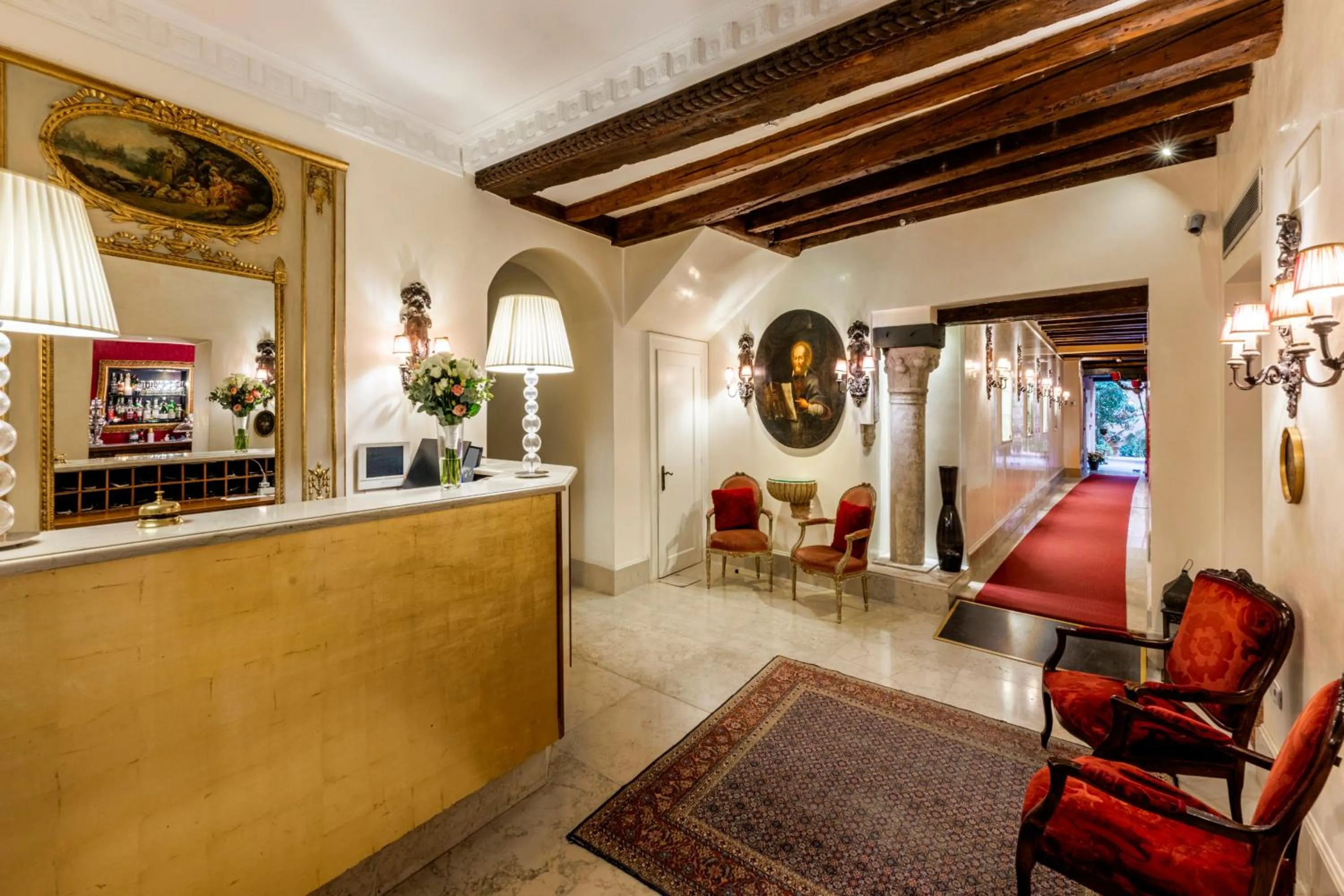 Lobby or reception in Hotel Casa Verardo Residenza d'Epoca