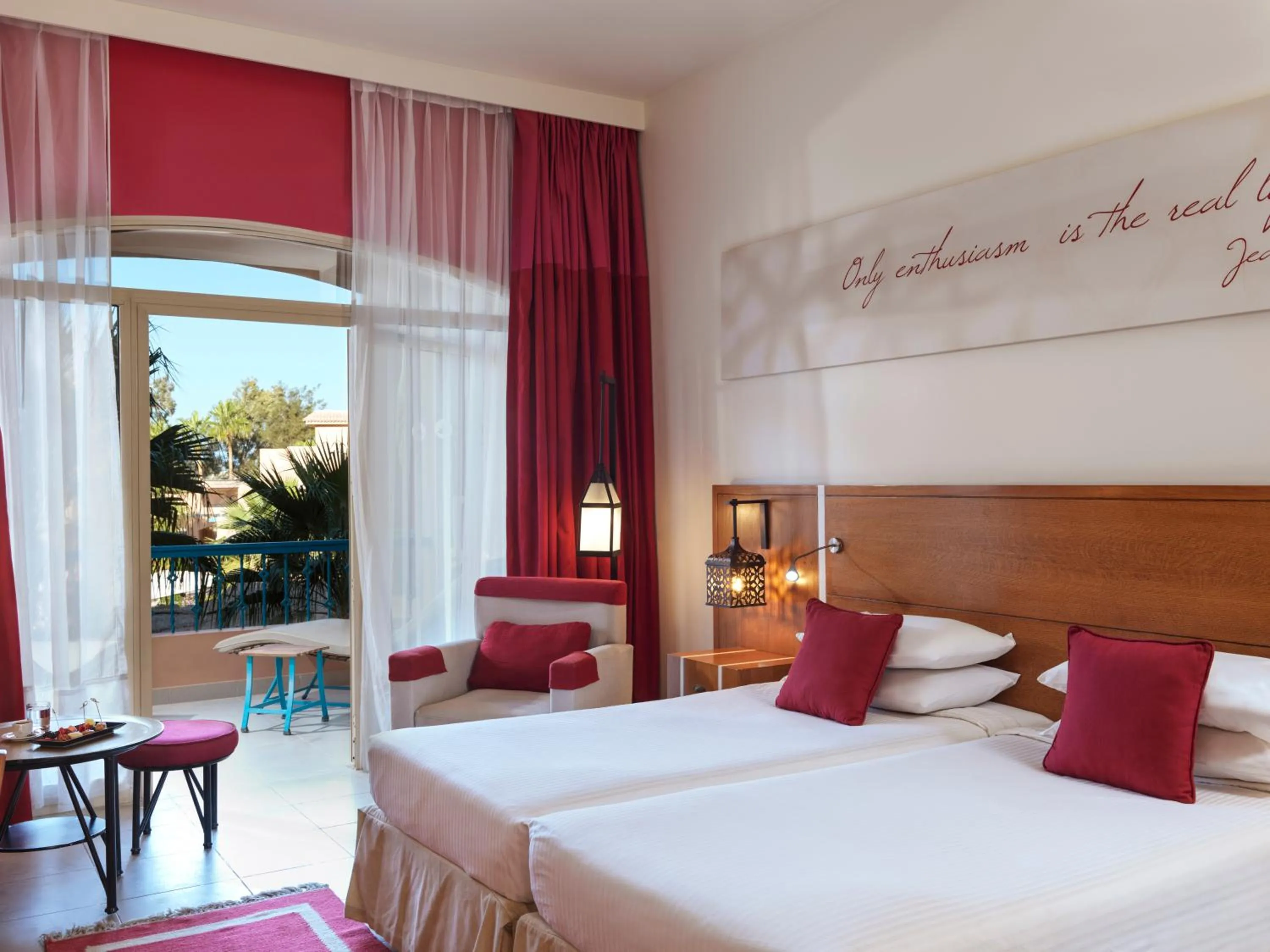 Bedroom, Bed in Club Paradisio El Gouna Red Sea