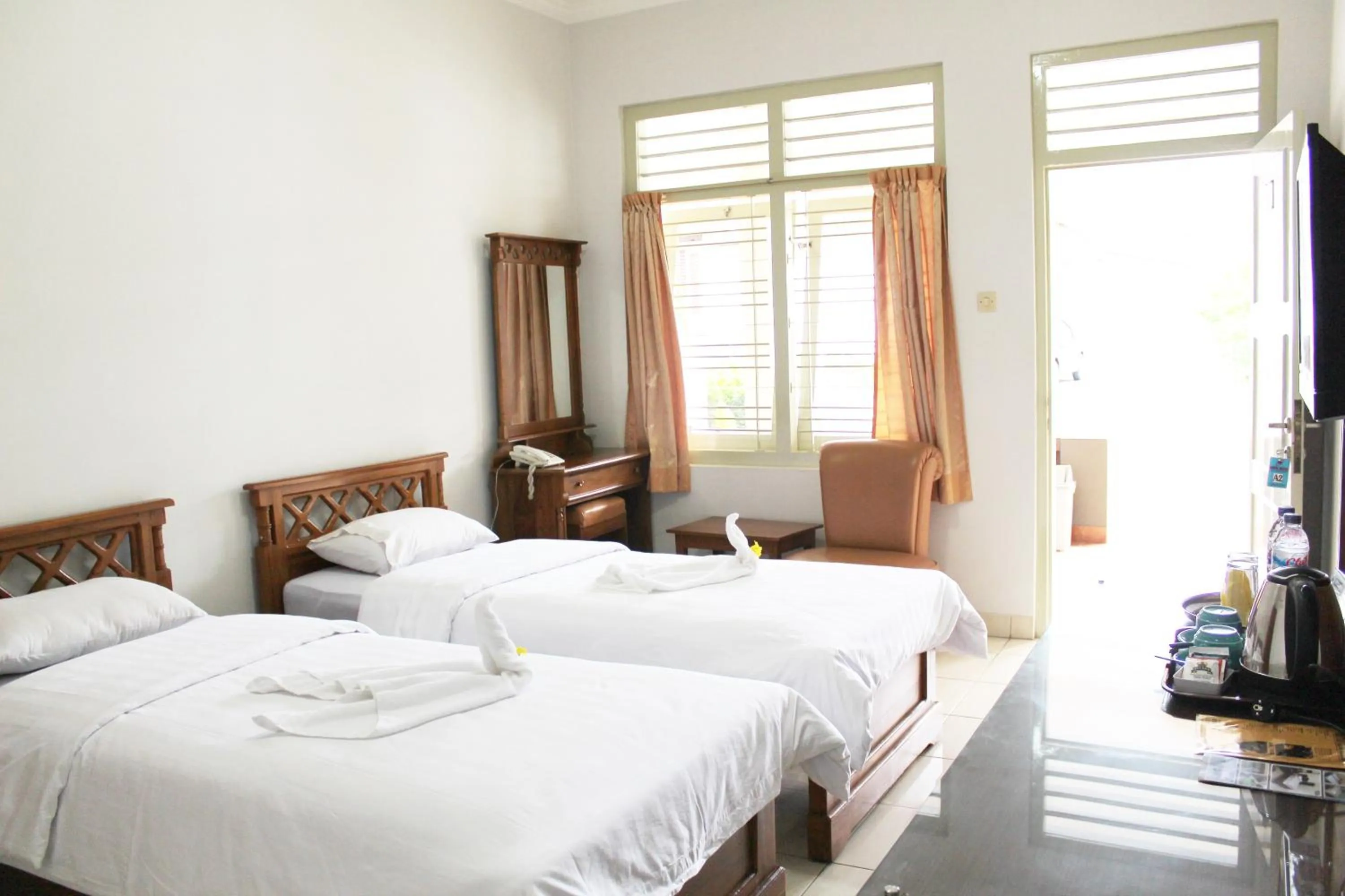 Bed in Hotel Besar Purwokerto