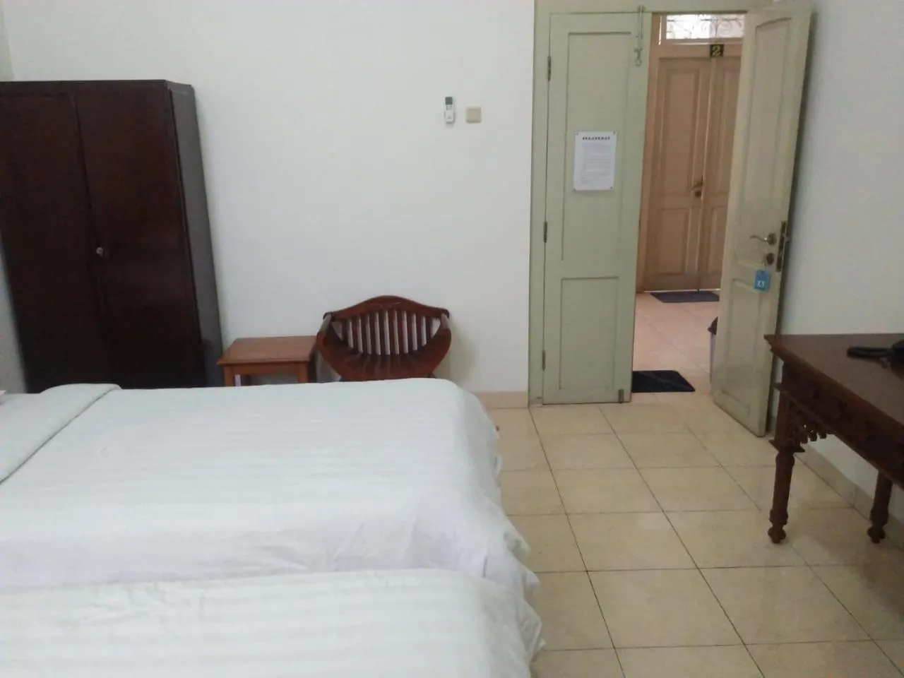 Bed in Hotel Besar Purwokerto