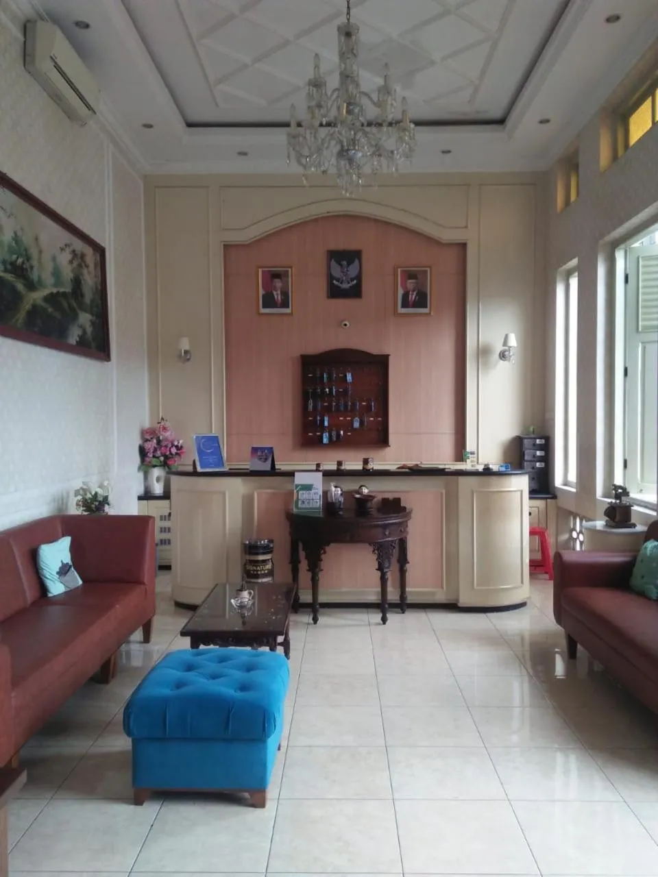 Lobby or reception in Hotel Besar Purwokerto
