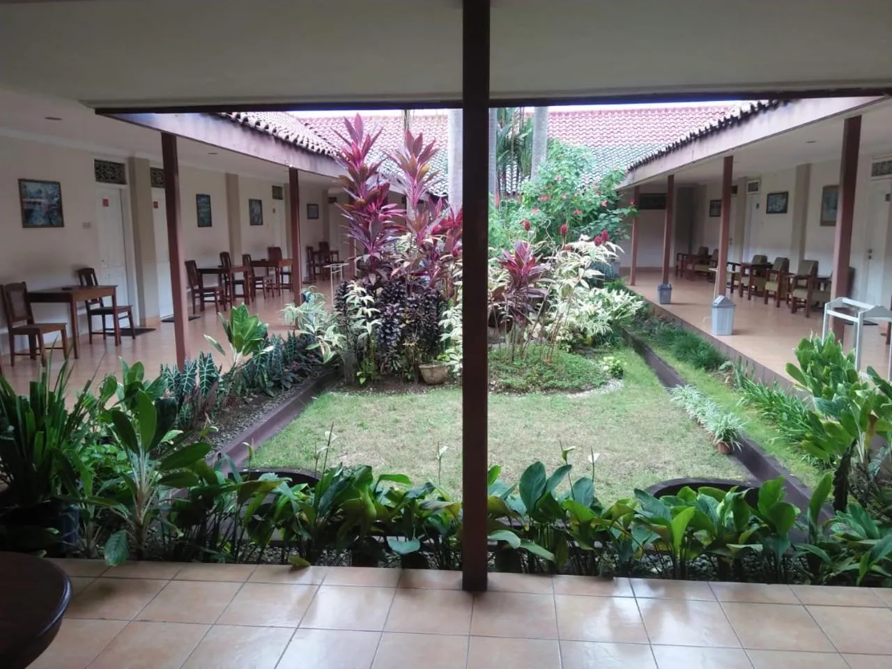 Patio in Hotel Besar Purwokerto