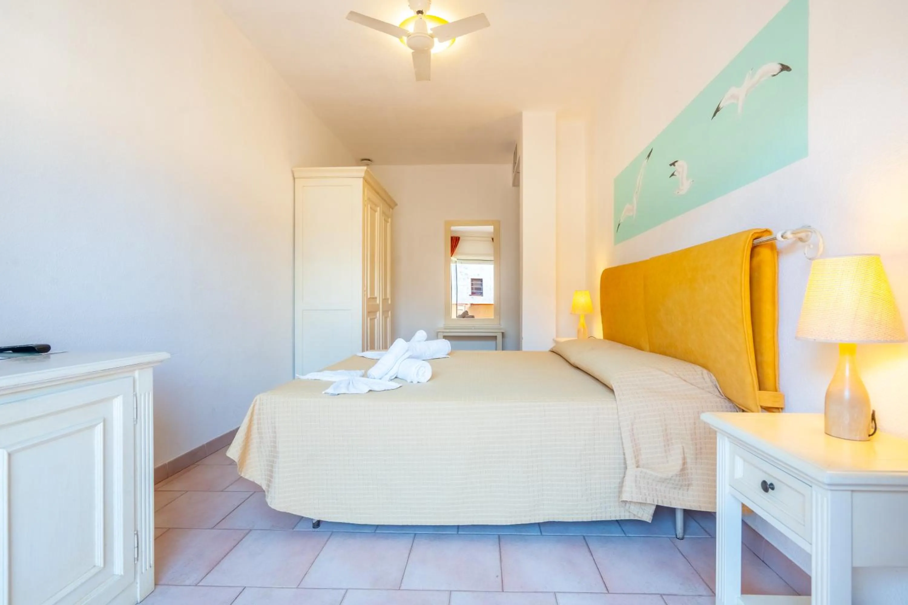 Bed in A.I.R. Hotel Gabbiano