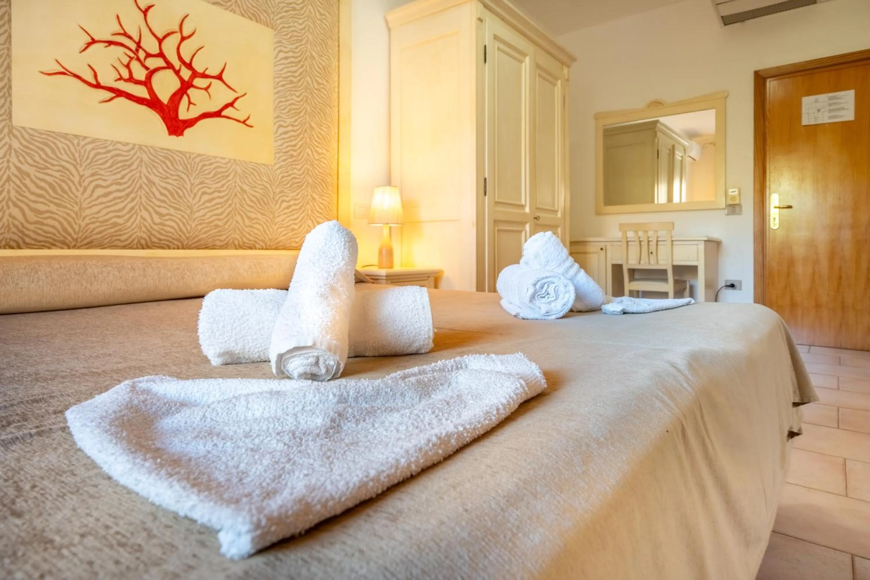 Bed in A.I.R. Hotel Gabbiano