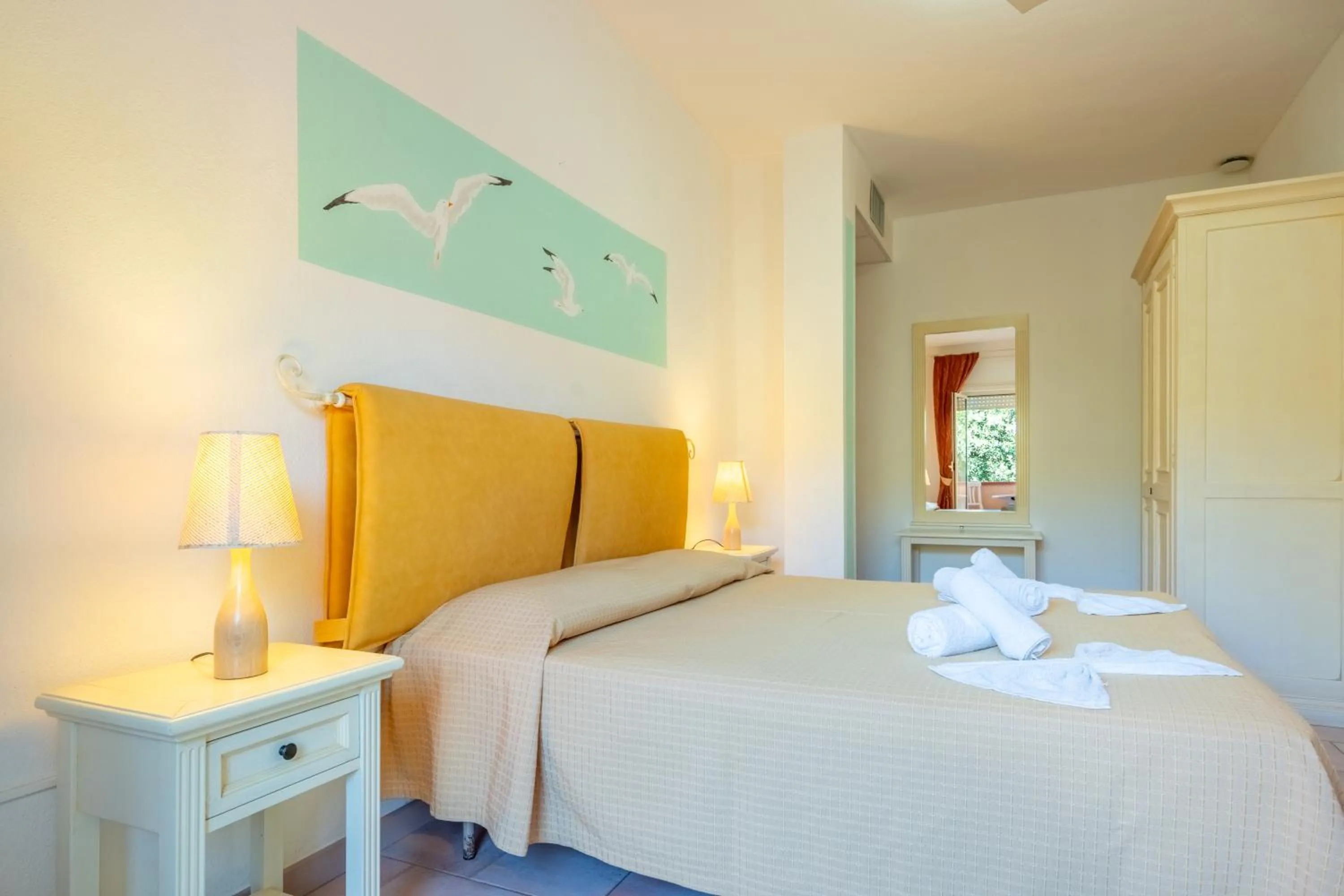 Bed in A.I.R. Hotel Gabbiano