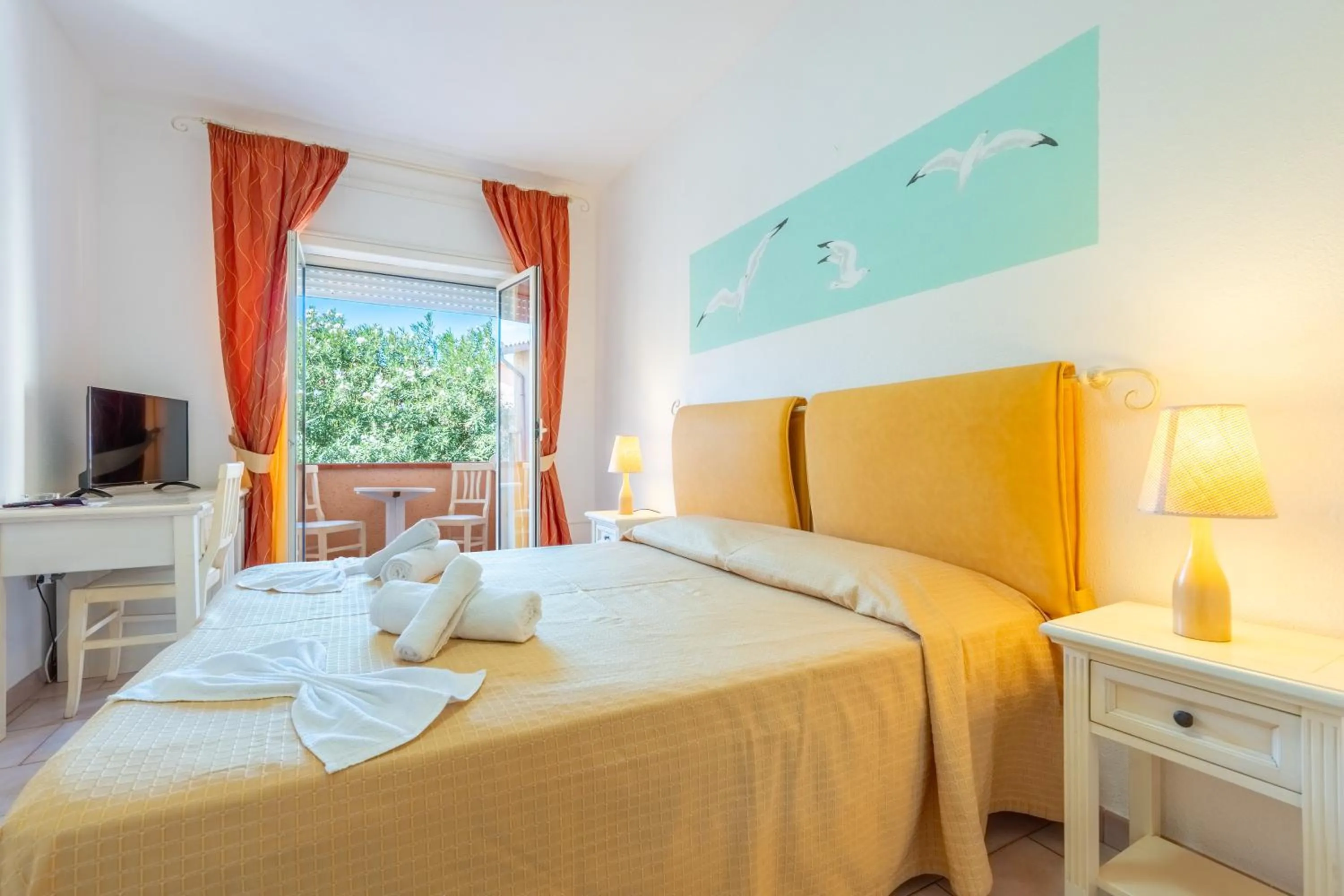 Bed in A.I.R. Hotel Gabbiano