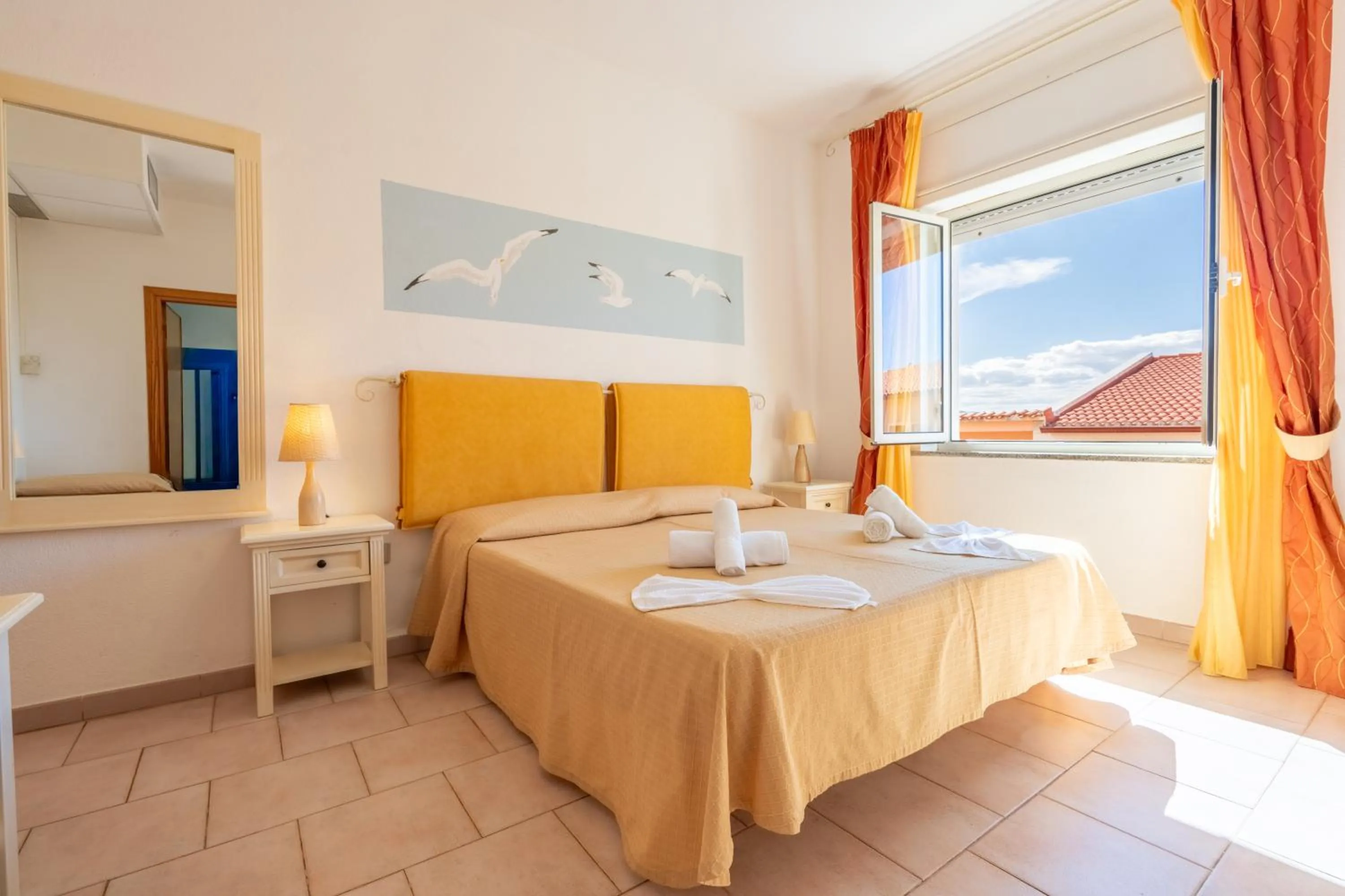 Bed in A.I.R. Hotel Gabbiano