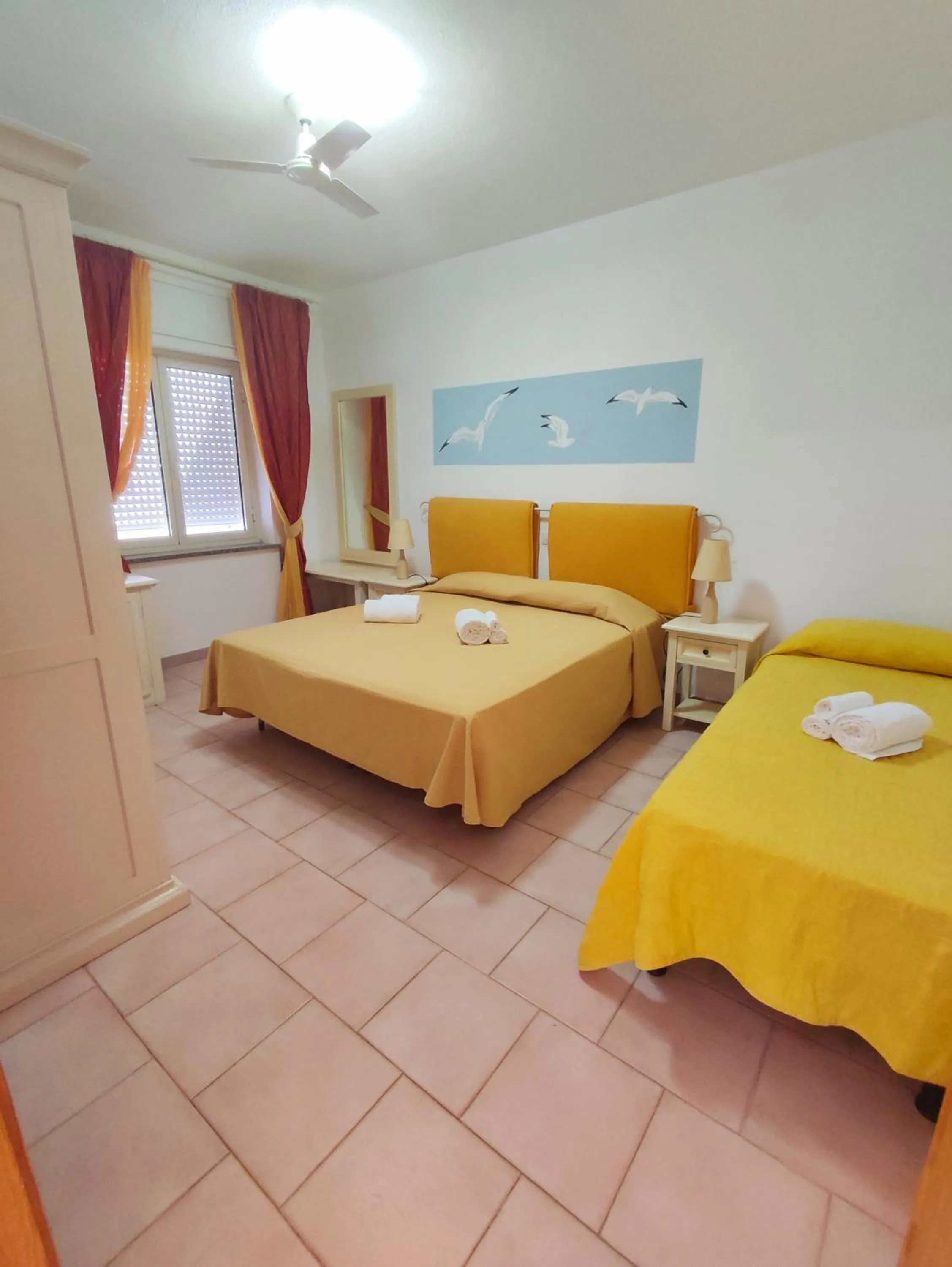 Bed in A.I.R. Hotel Gabbiano