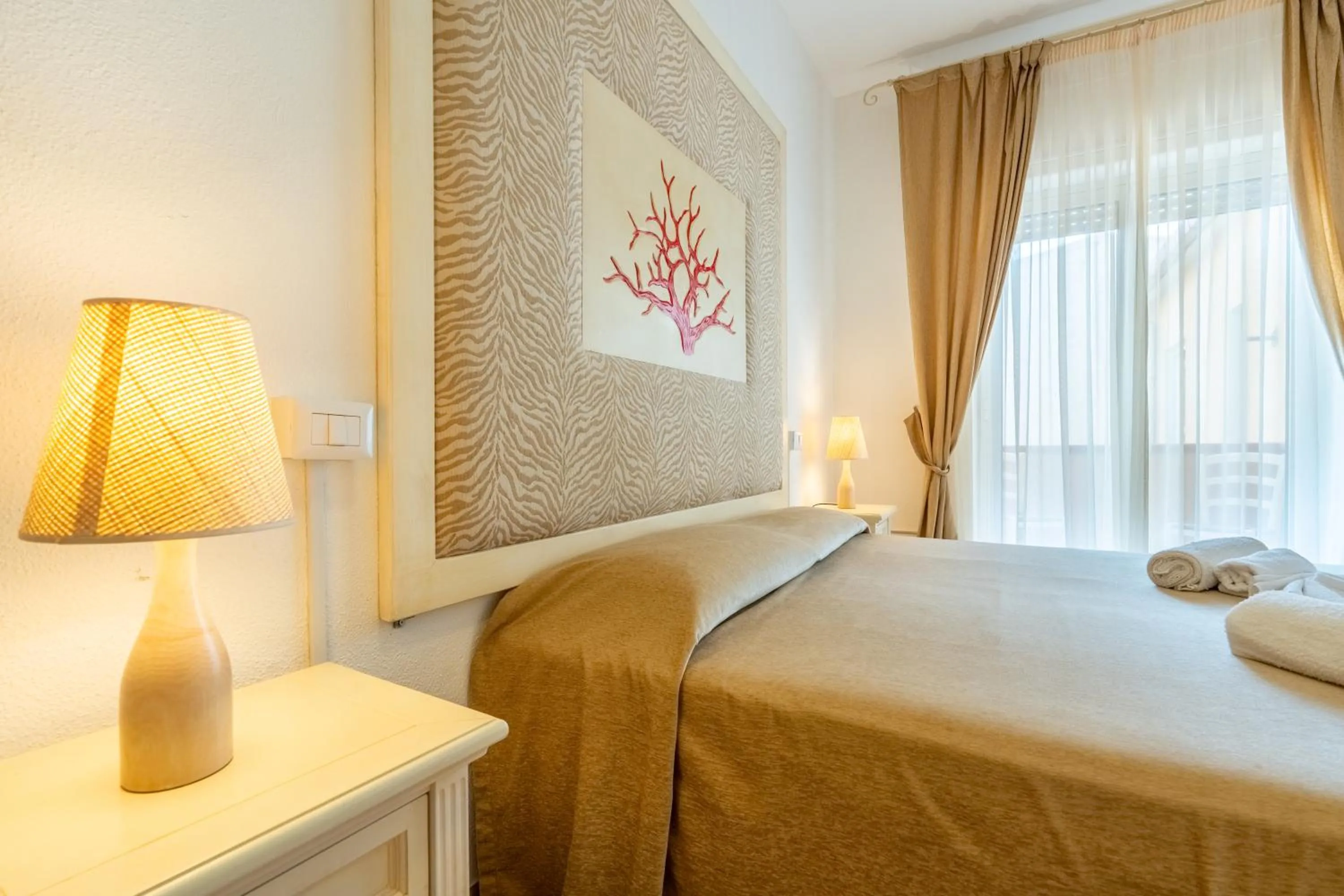 Bed in A.I.R. Hotel Gabbiano