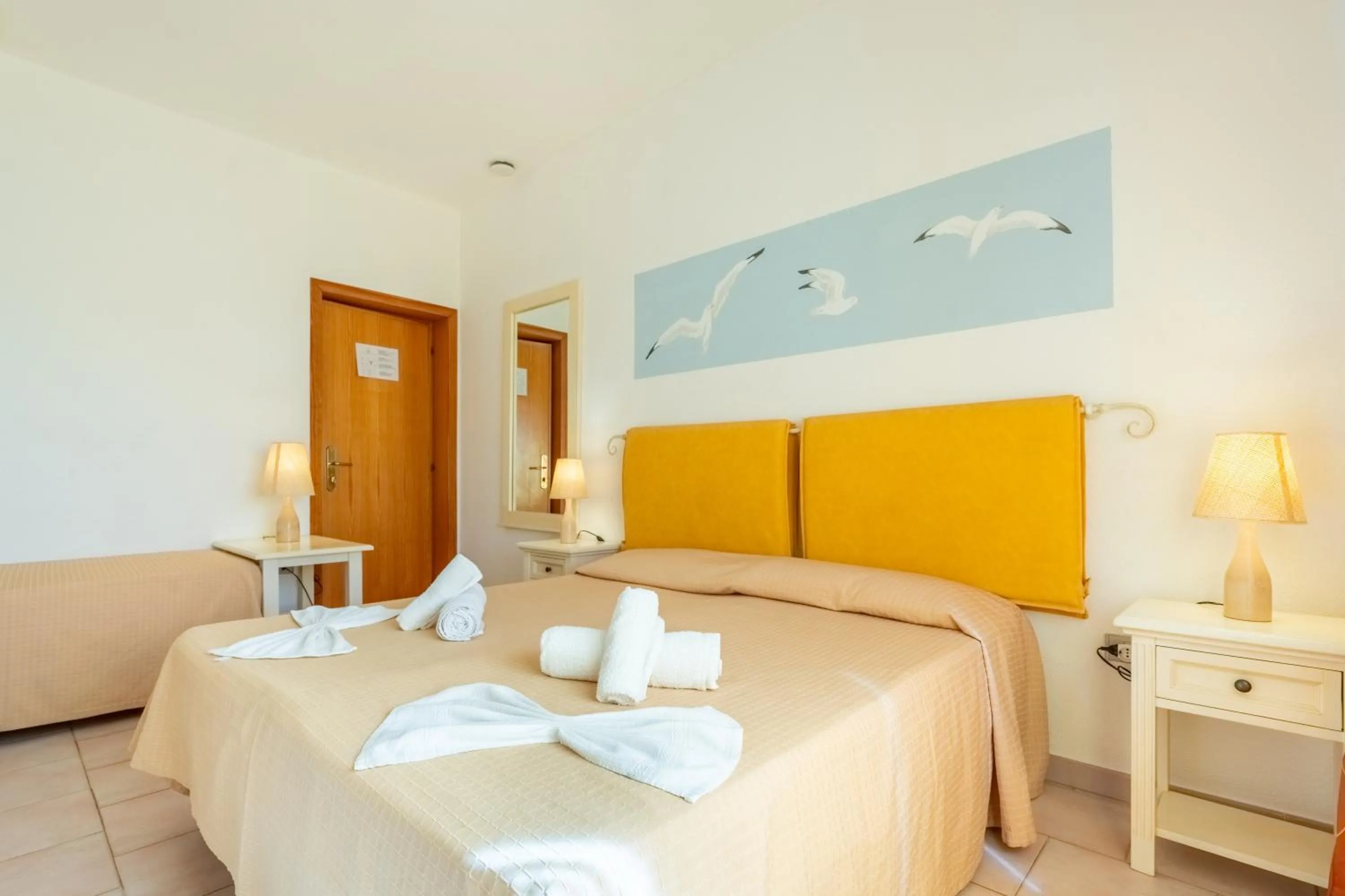 Bed in A.I.R. Hotel Gabbiano