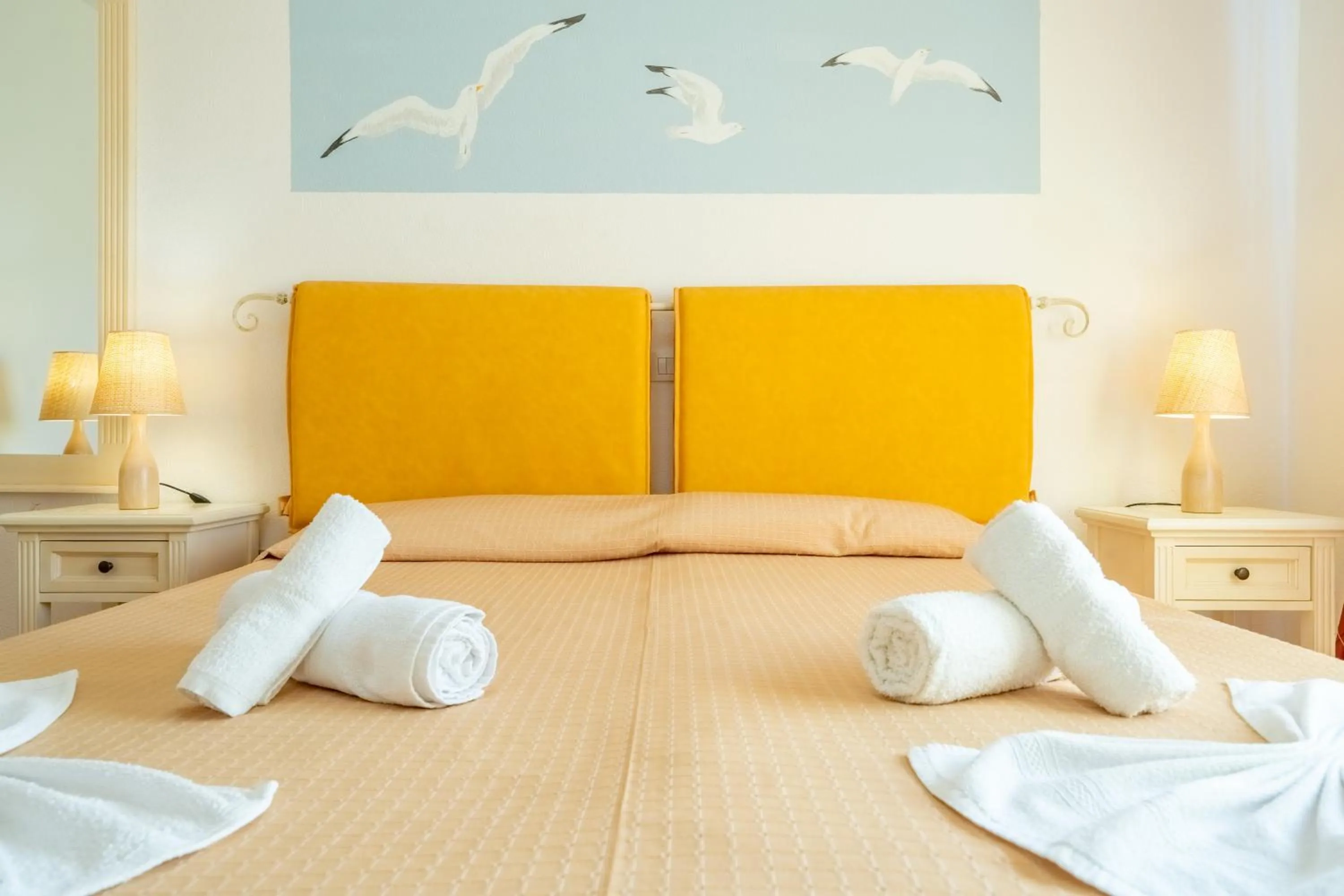 Bed in A.I.R. Hotel Gabbiano