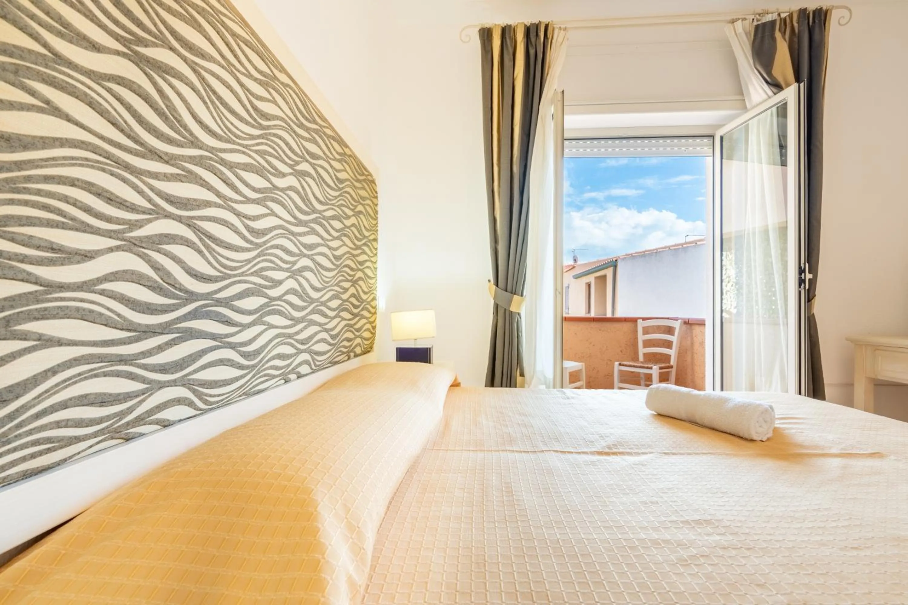 Bed in A.I.R. Hotel Gabbiano