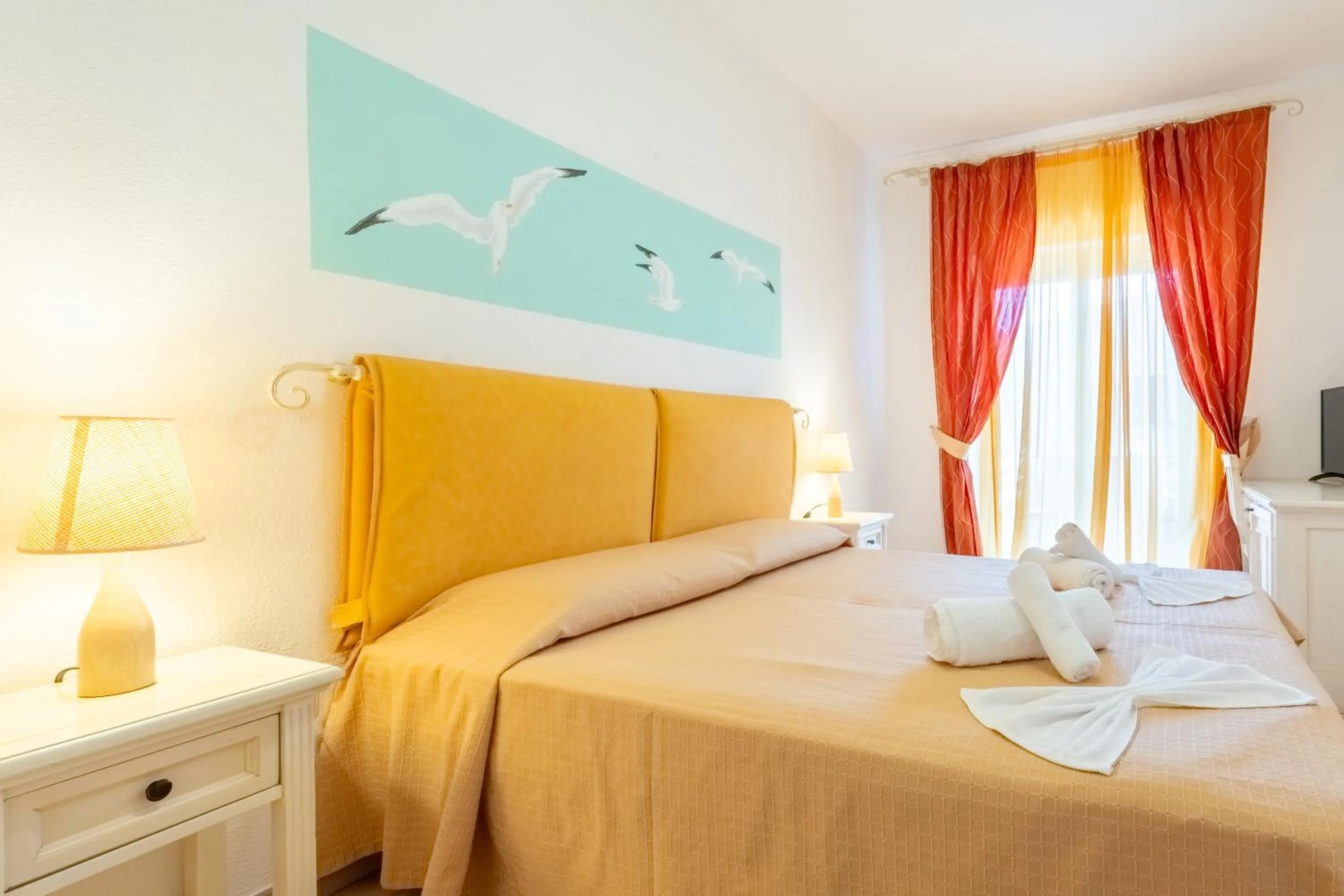 Bed in A.I.R. Hotel Gabbiano