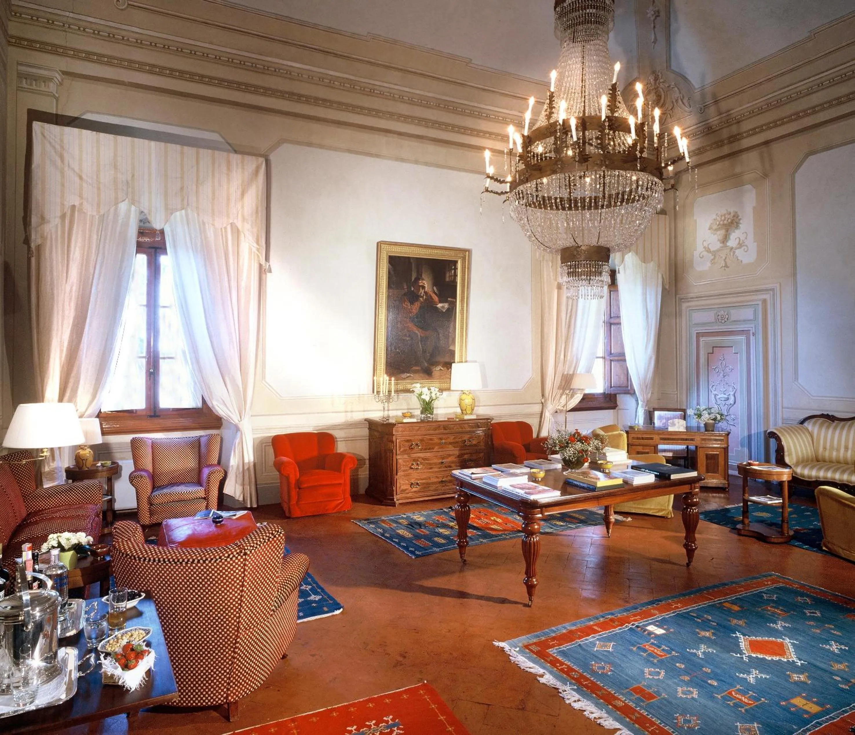 Lobby or reception in Villa Il Poggiale Dimora Storica