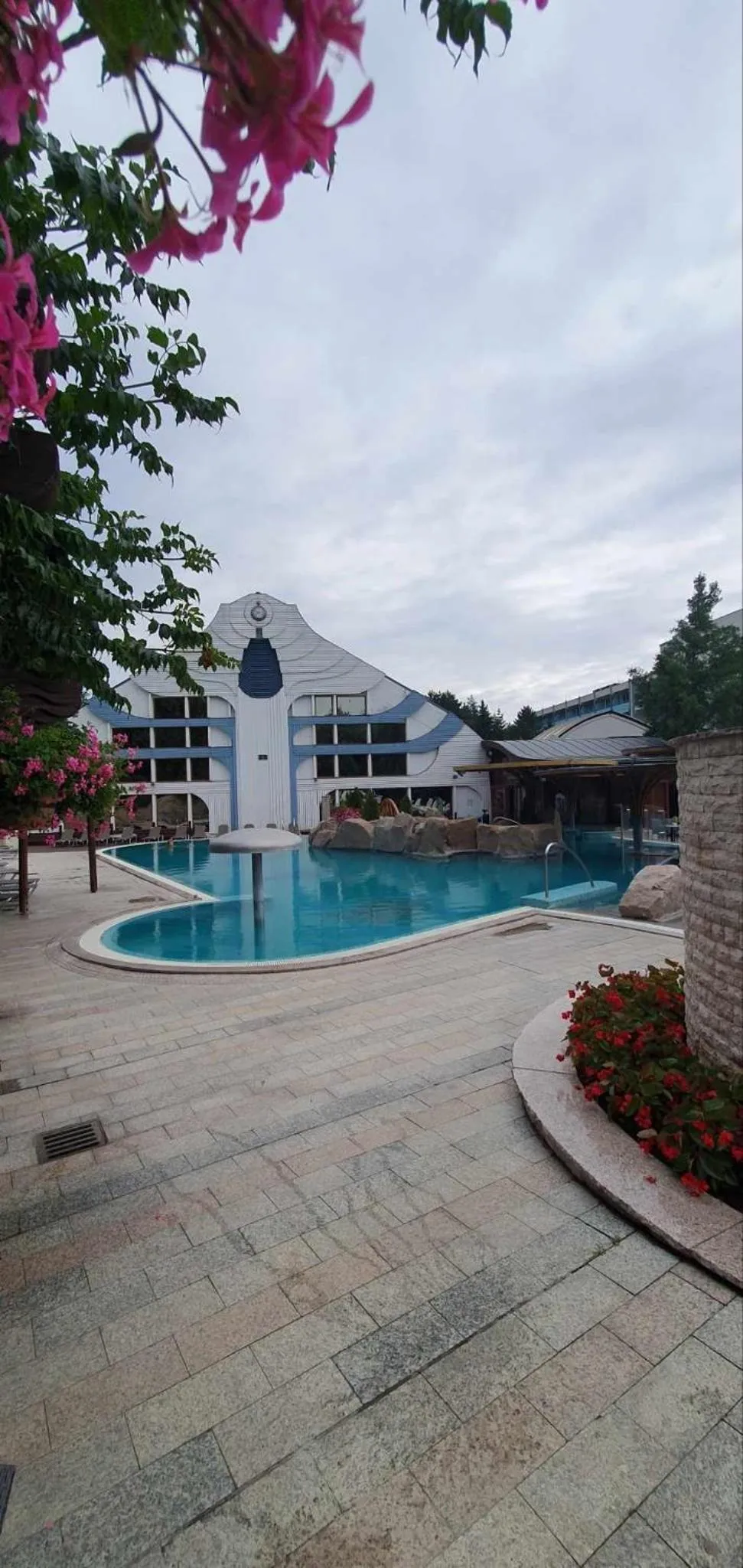 Pool view in Spa Residence Carbona Onyx Deluxe Apartman