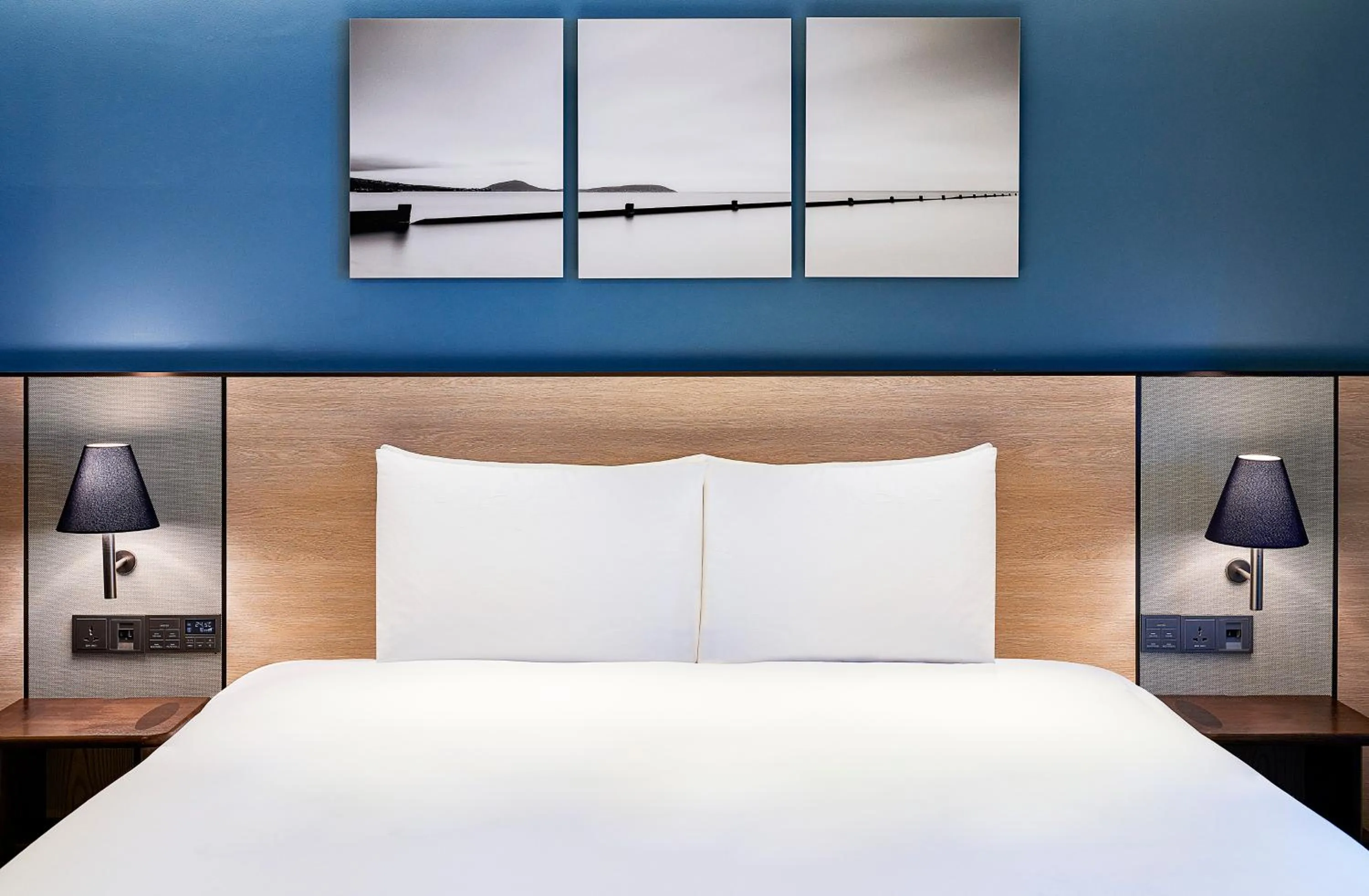 Bed in Parnas Hotel Jeju