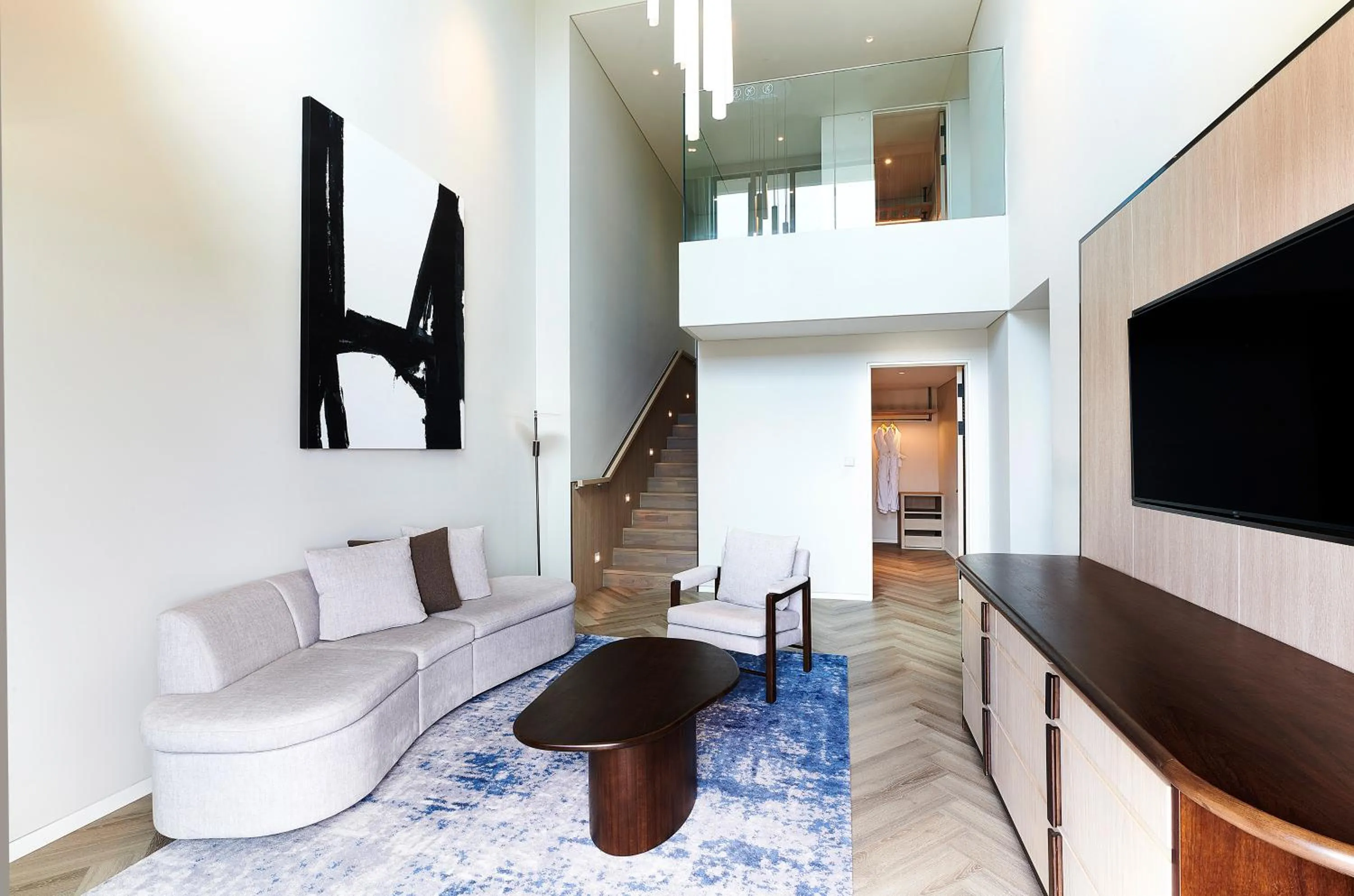 Living room in Parnas Hotel Jeju