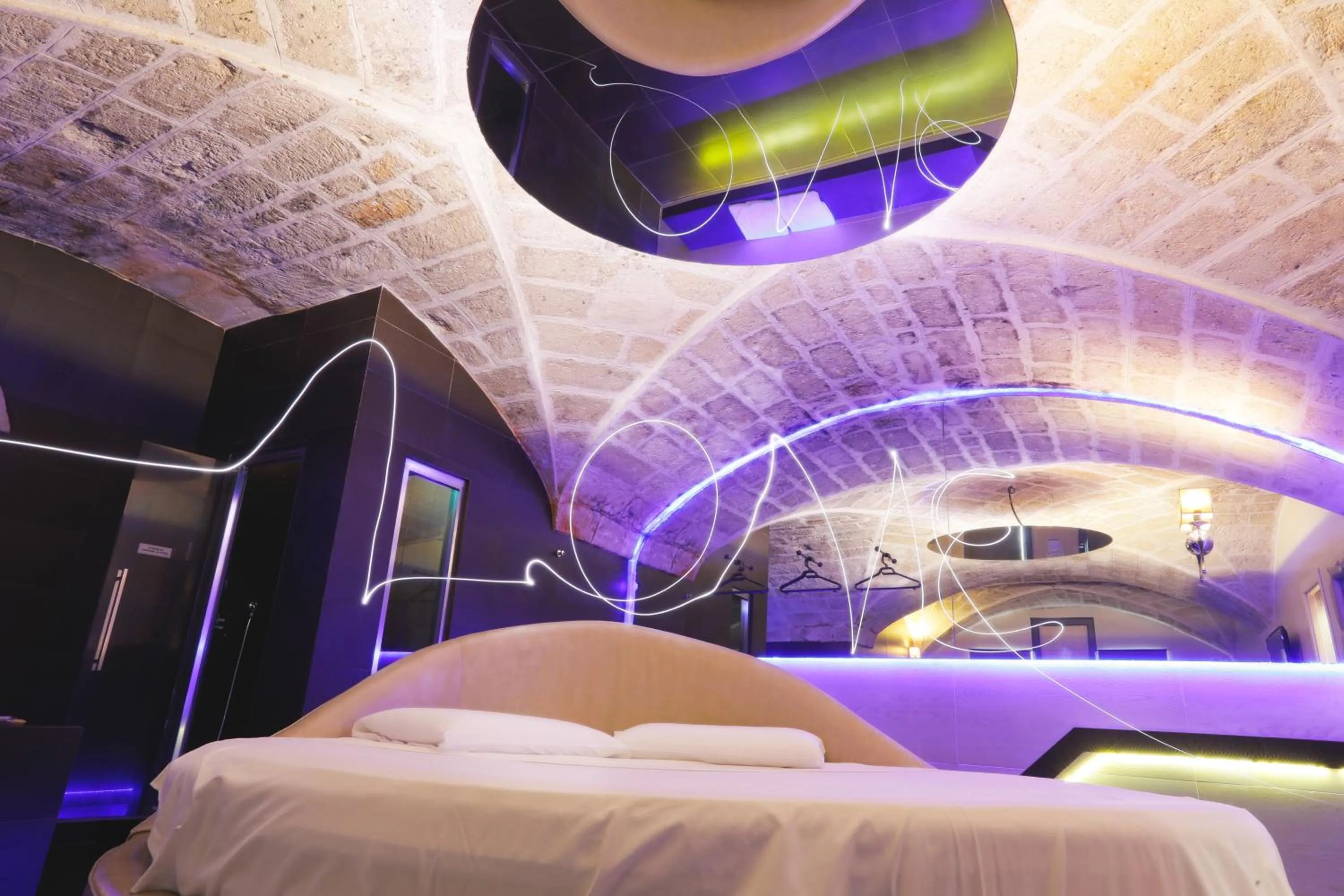 Bed in Cleros Sky Lounge