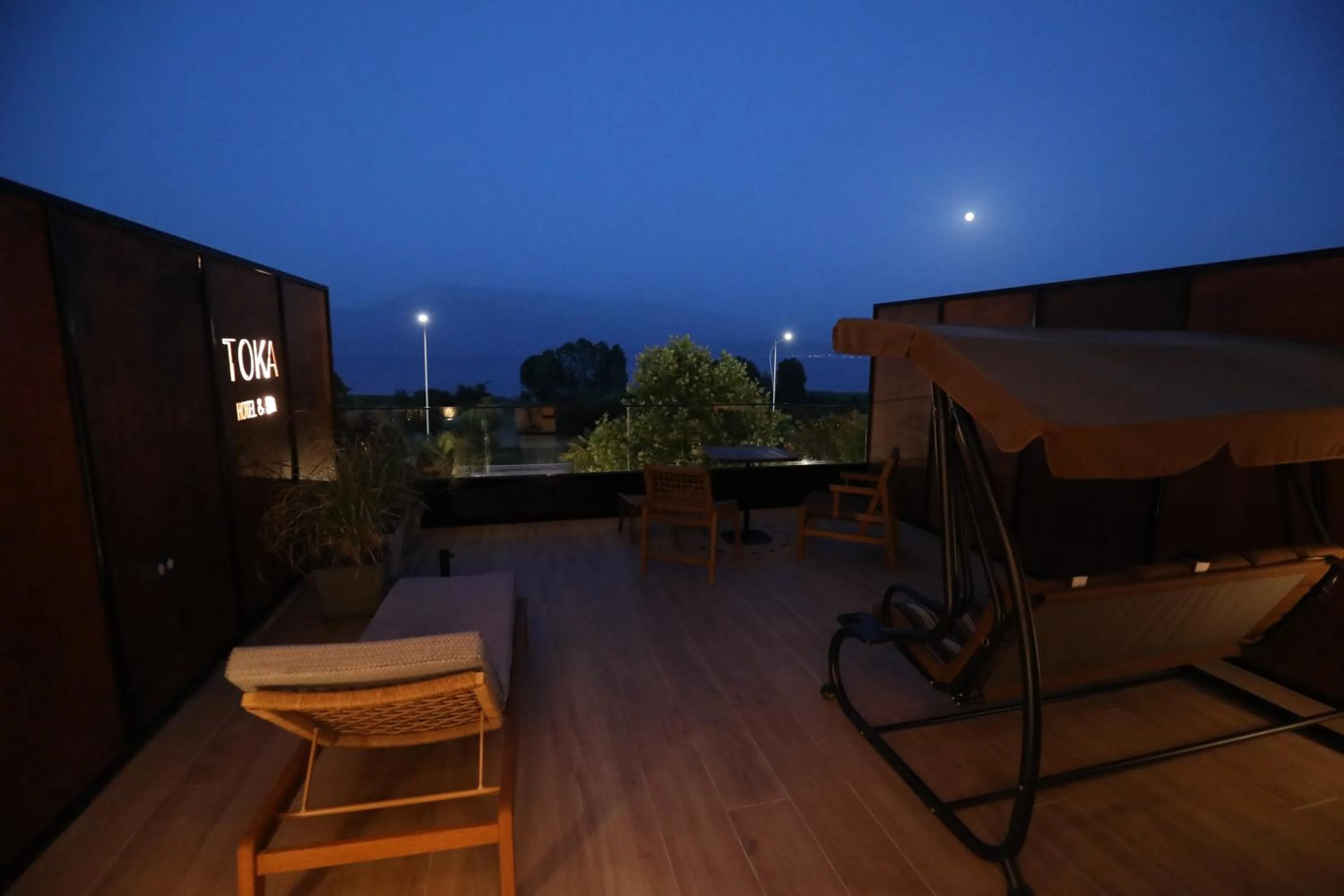 Patio in Toka Hotel Restaurant