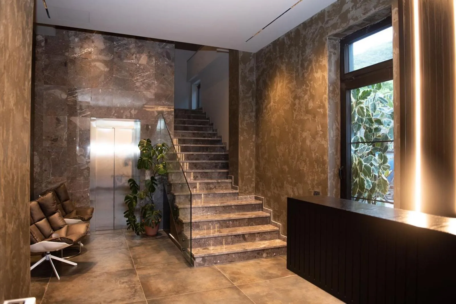 Seating area in Toka Hotel Restaurant