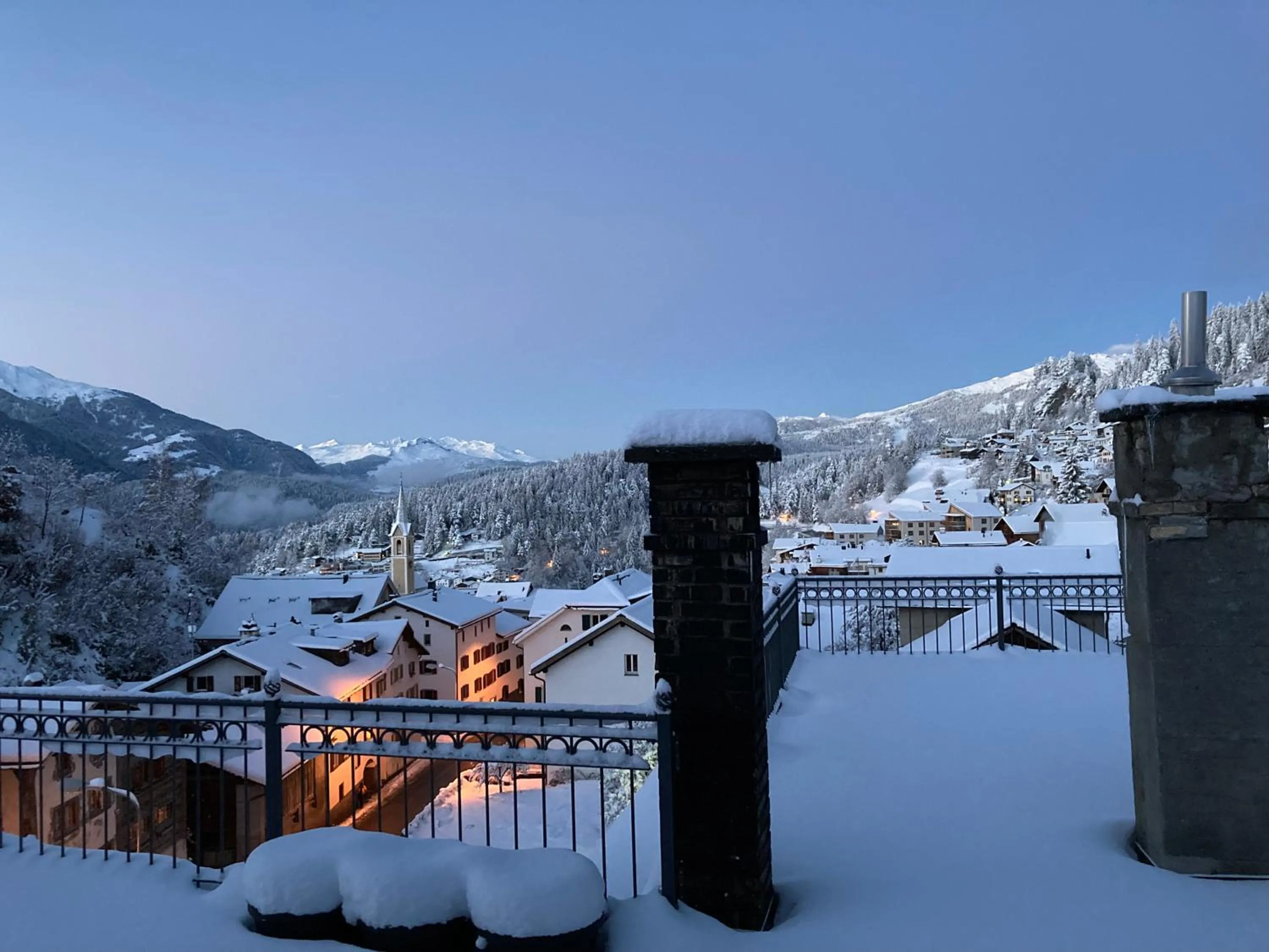 Natural landscape in B&B La Scala