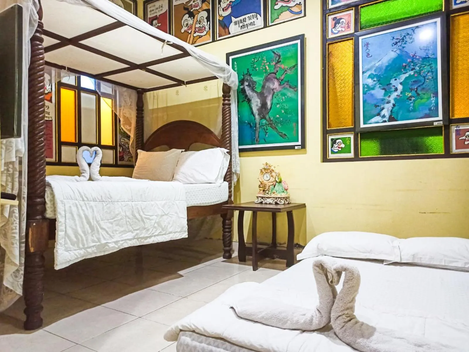 Bed in Omah Eling Medang Kamulan Borobudur