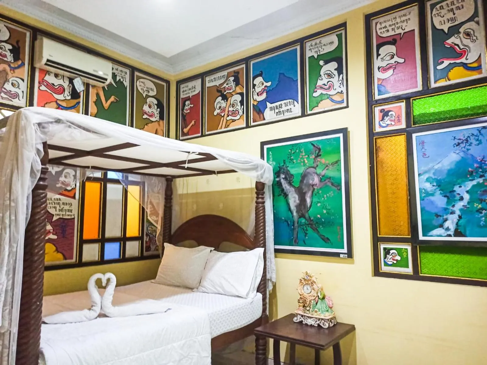 Bed in Omah Eling Medang Kamulan Borobudur