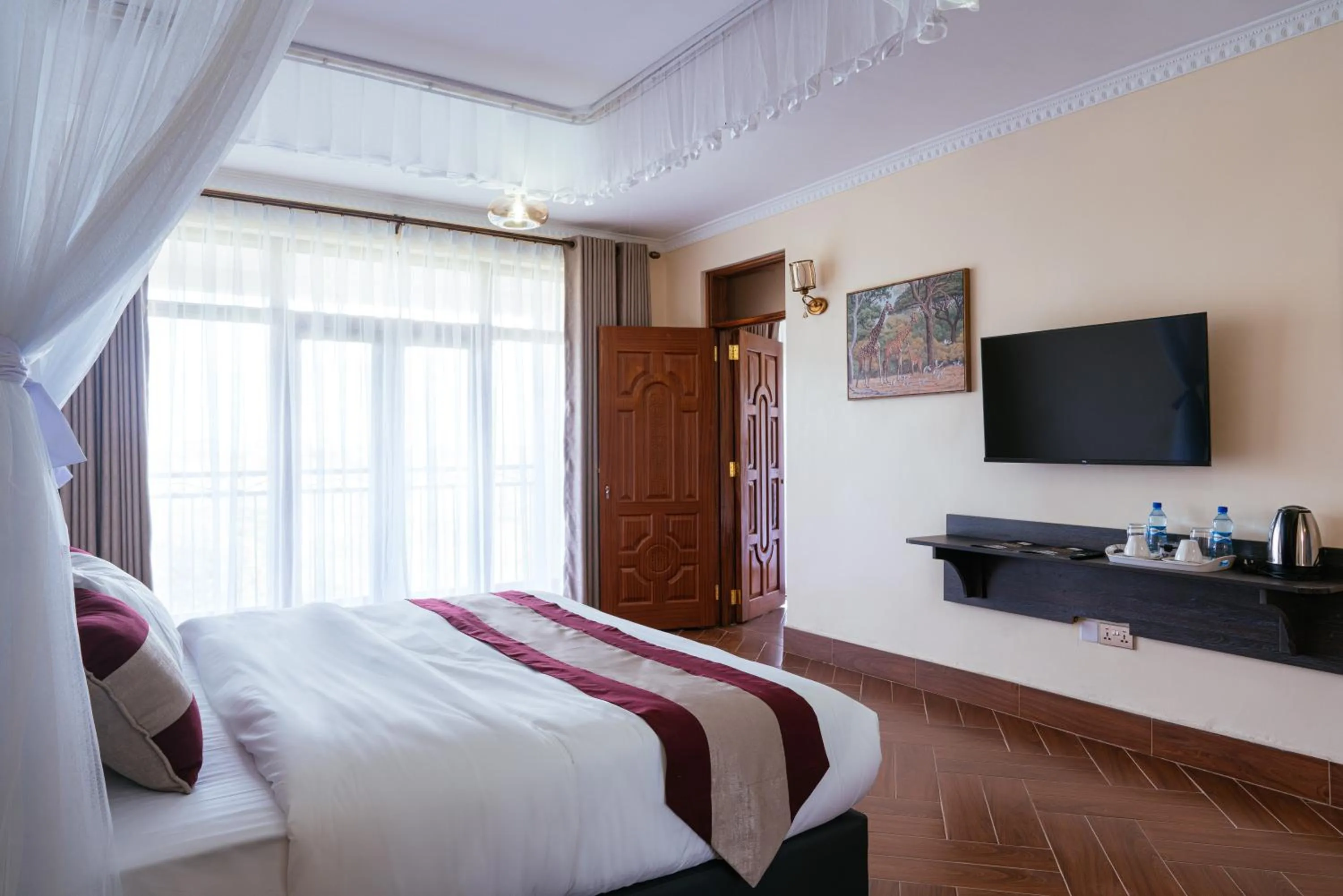 Bed in Olsupat Lodge