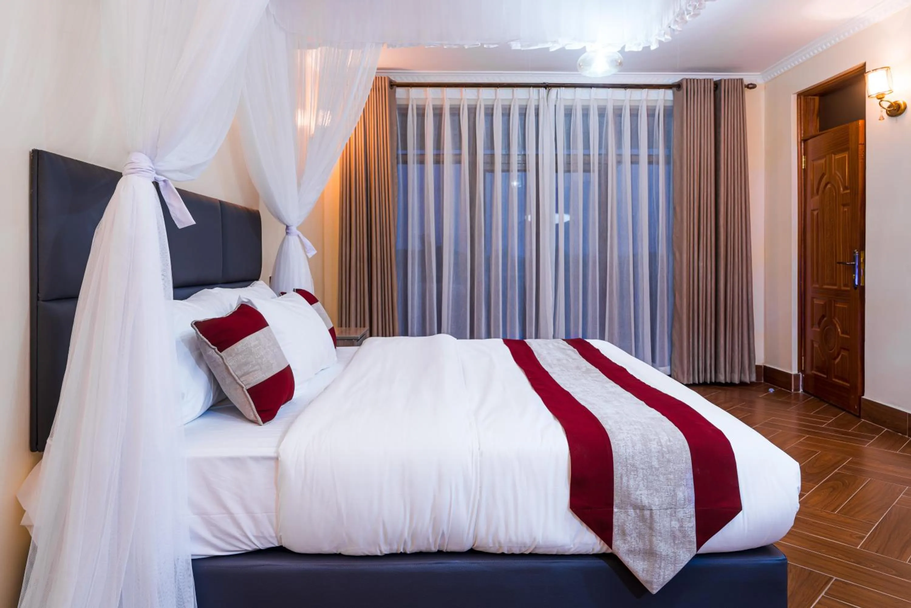 Bed in Olsupat Lodge