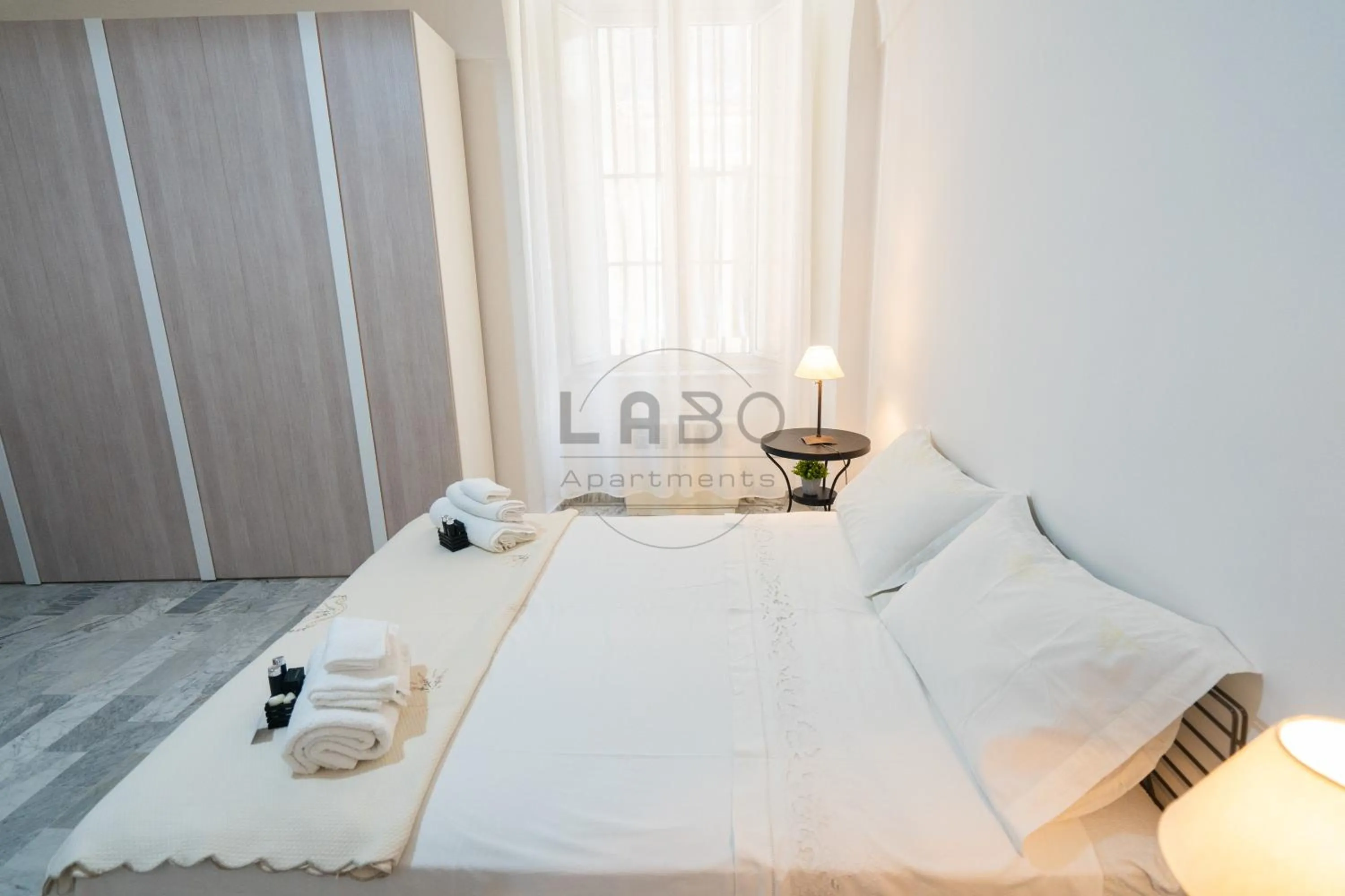 Bed in Eirene Exclusive Apartment