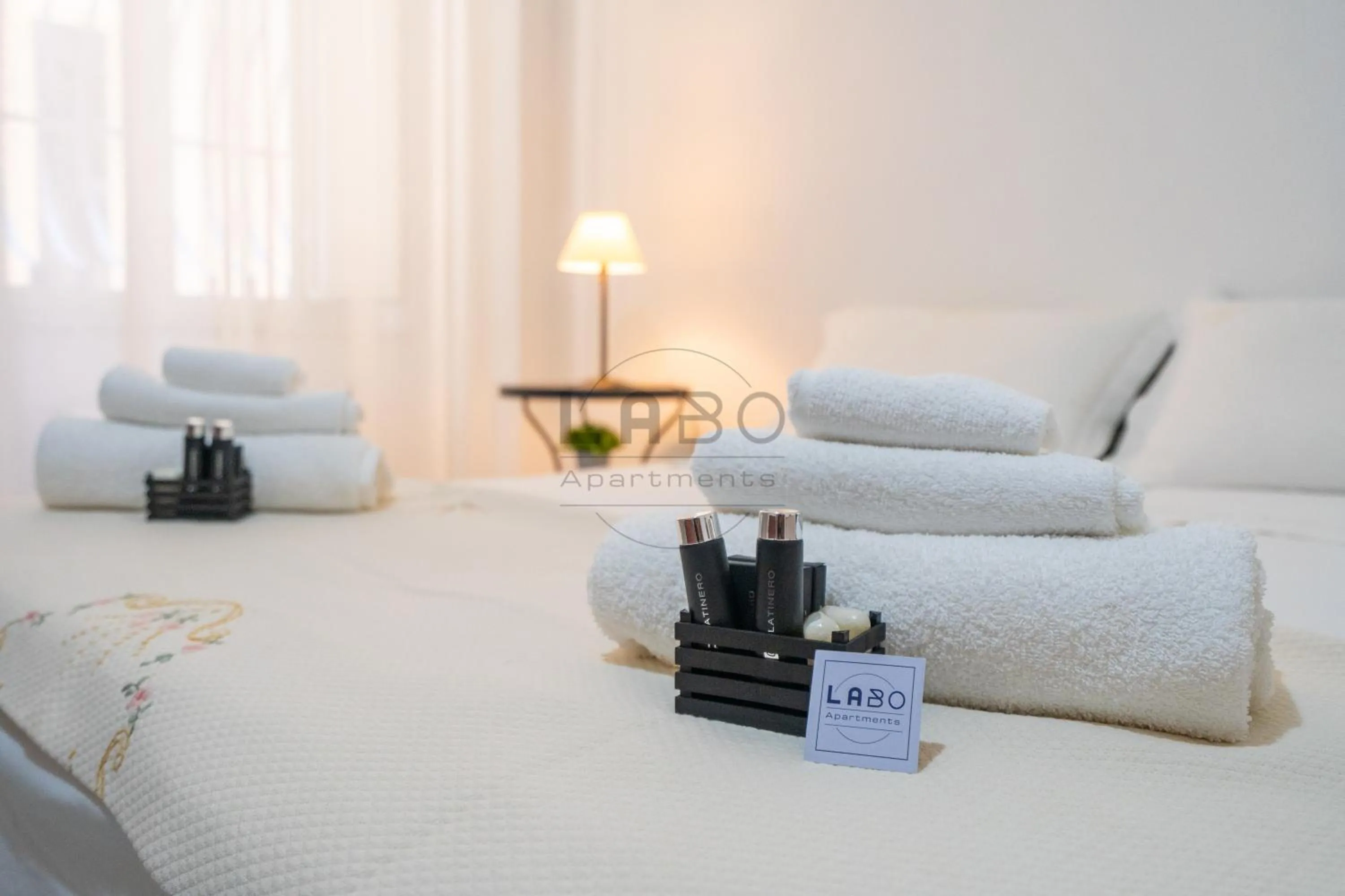 Bed in Eirene Exclusive Apartment